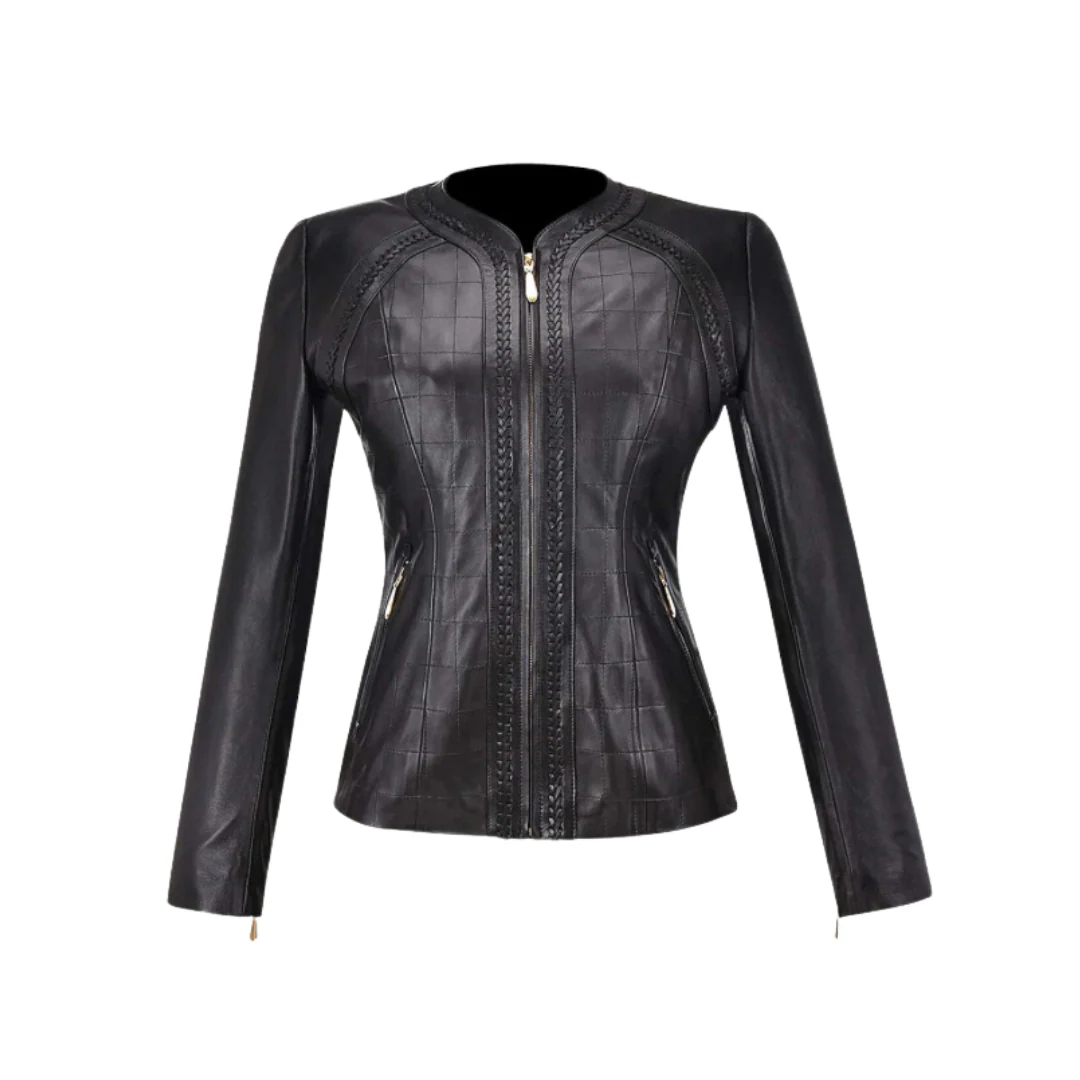 Cuadra JC166 LD Black Lamb Jacket - Image 2