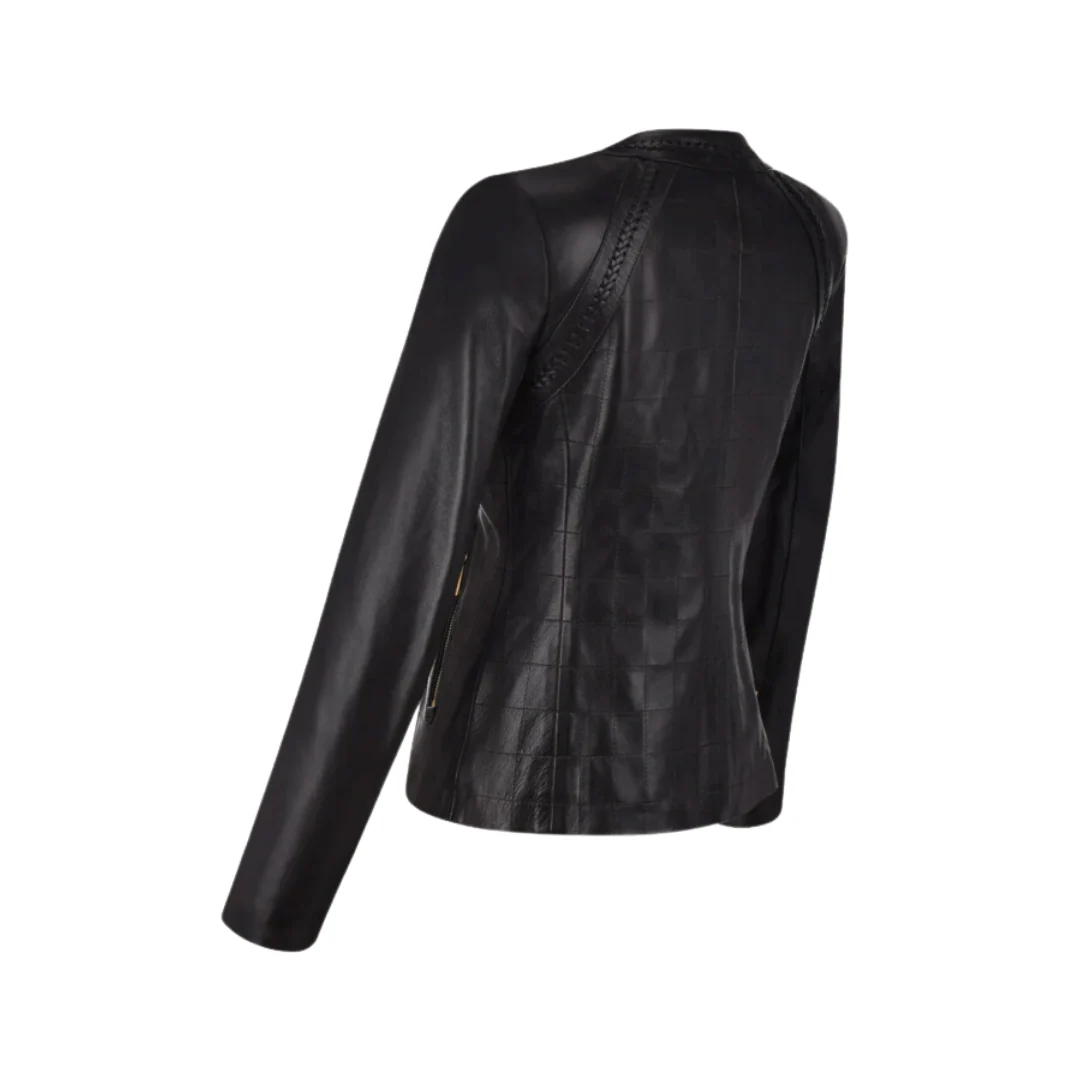 Cuadra JC166 LD Black Lamb Jacket - Image 3