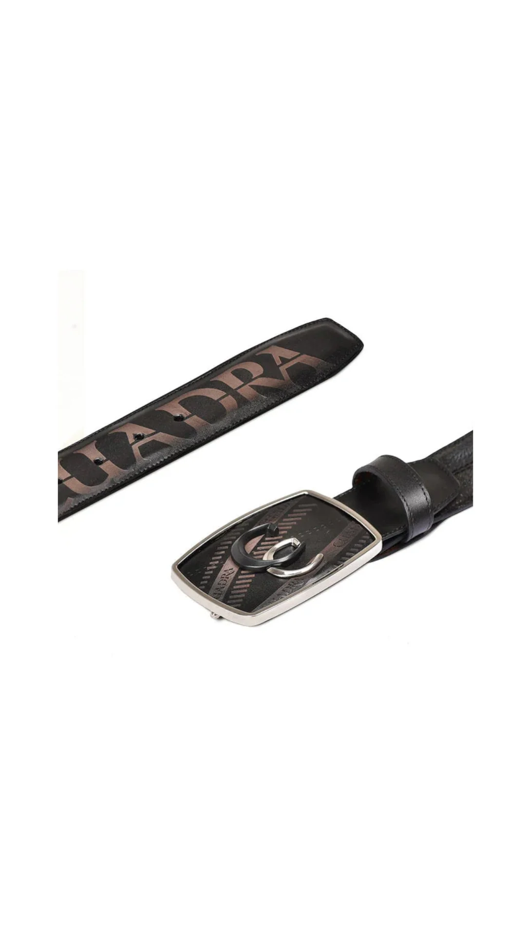 Cuadra Men BC282 Leather Grey Belt - Image 3