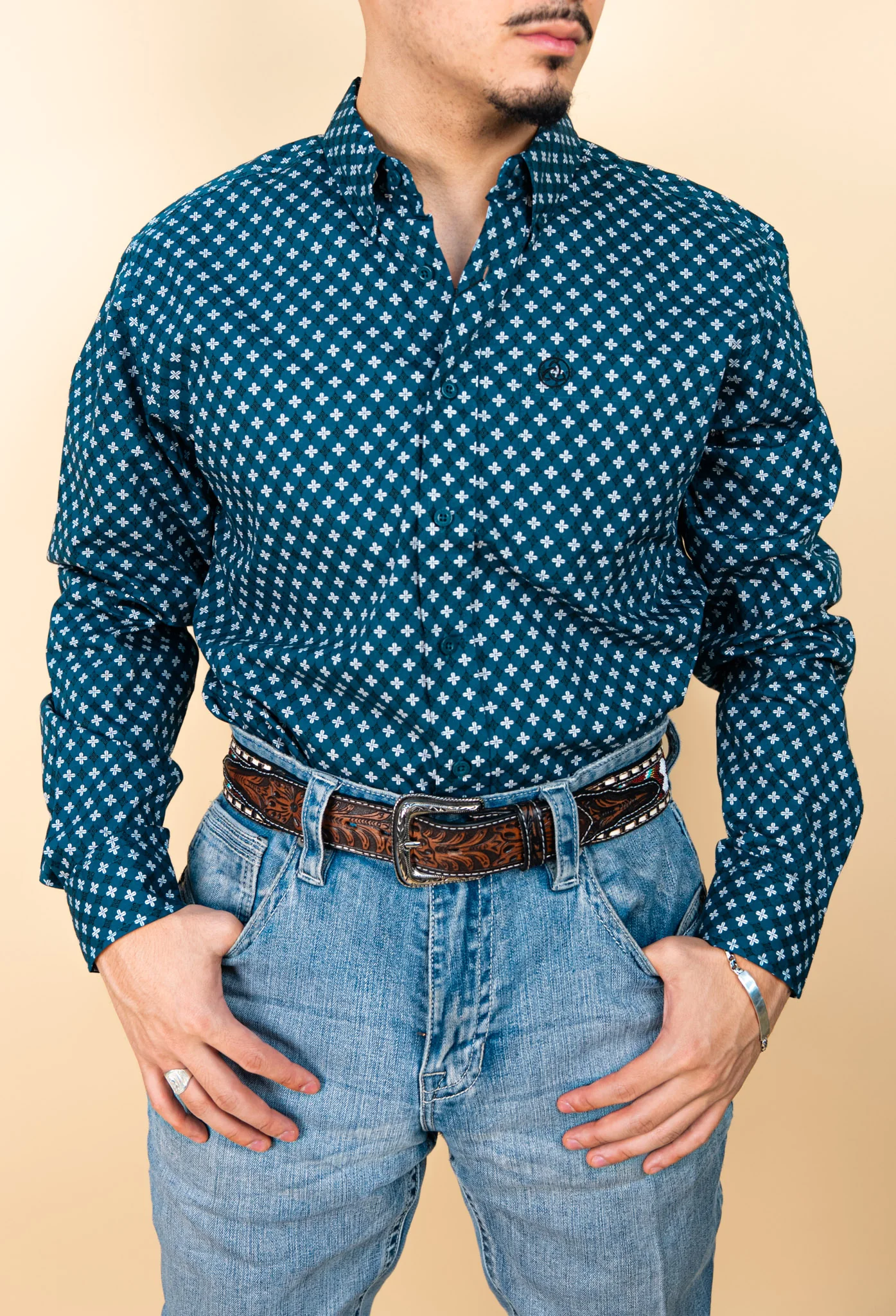 Cuero Line Long Sleeve Cindric Button-Up - Image 2