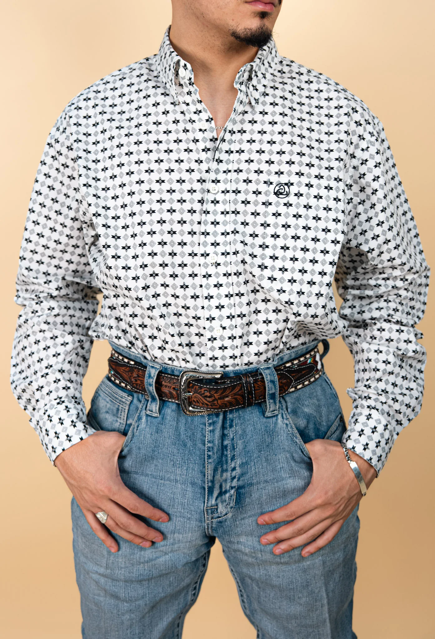 Cuero Line Long Sleeve Franks Button-Up - Image 2
