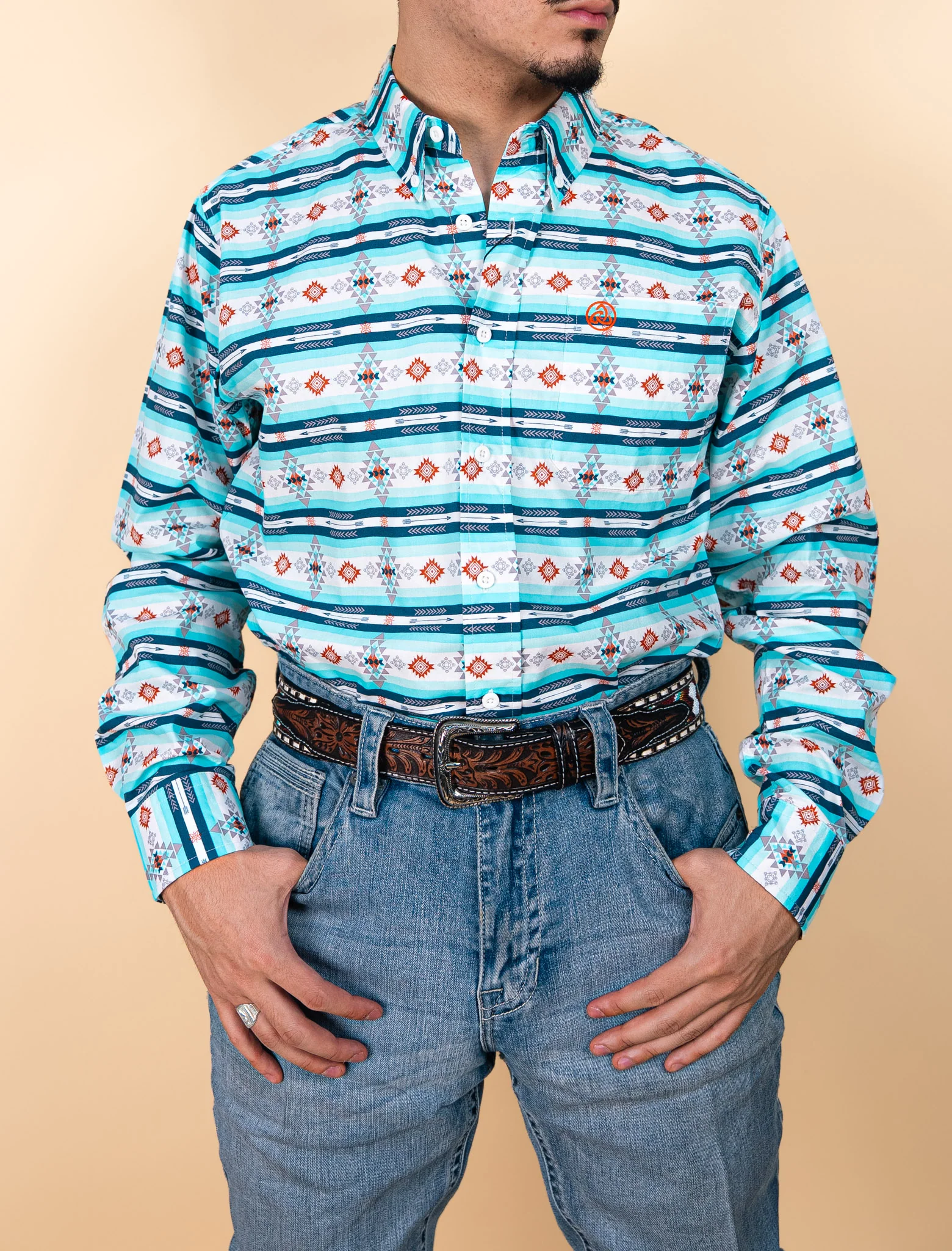 Cuero Line Long Sleeve Blair Button-Up - Image 2