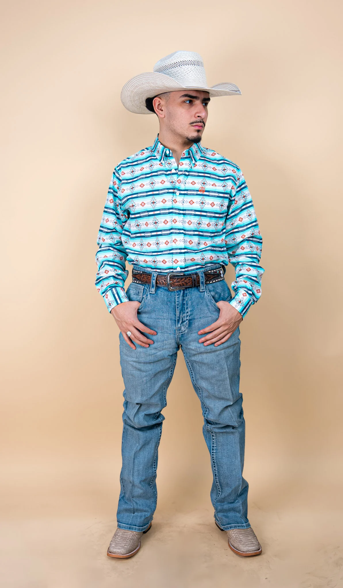 Cuero Line Long Sleeve Blair Button-Up - Image 4