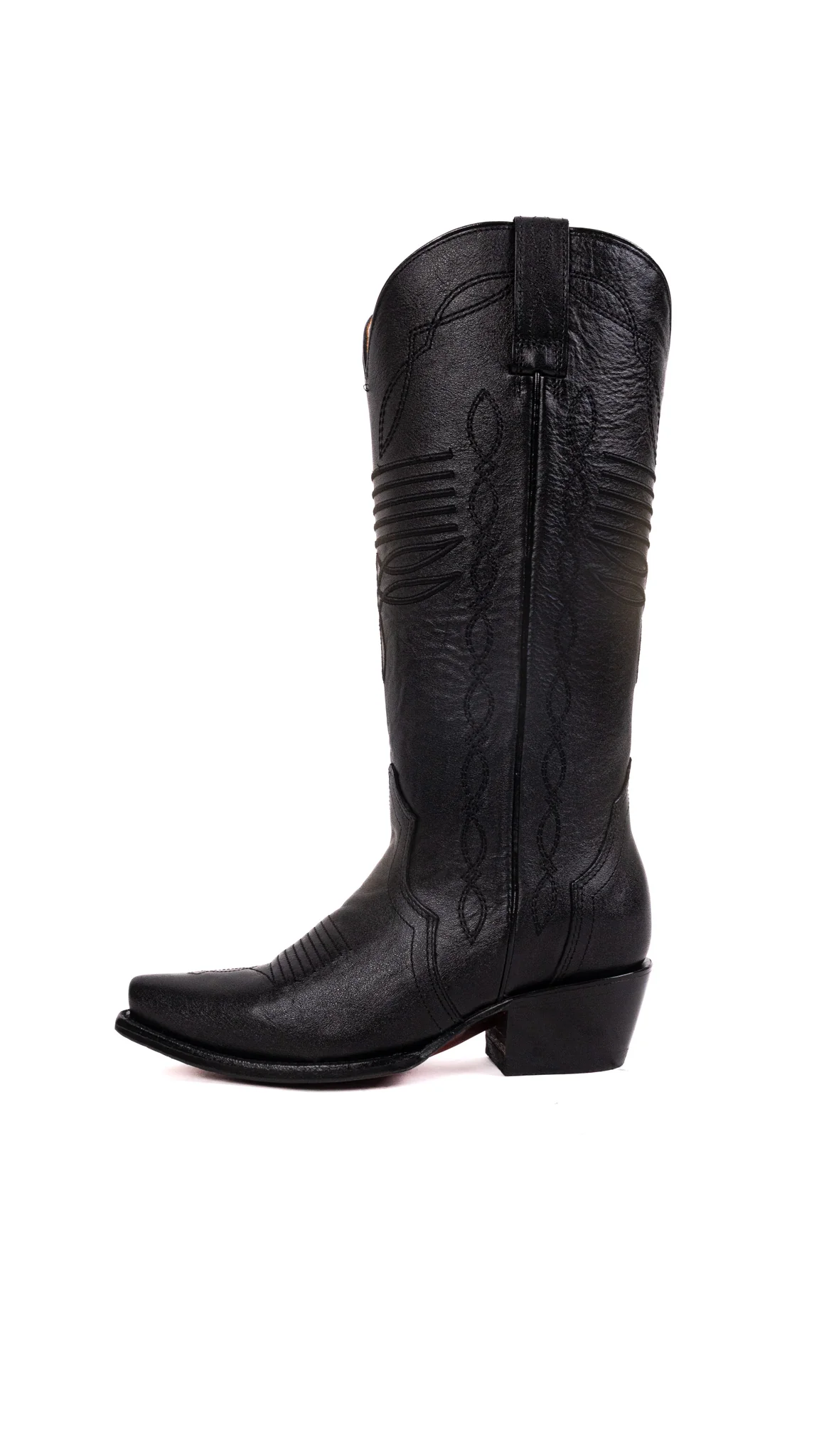 Dalia Midi Red Bottom Snip Toe Cowgirl Boot - Image 2