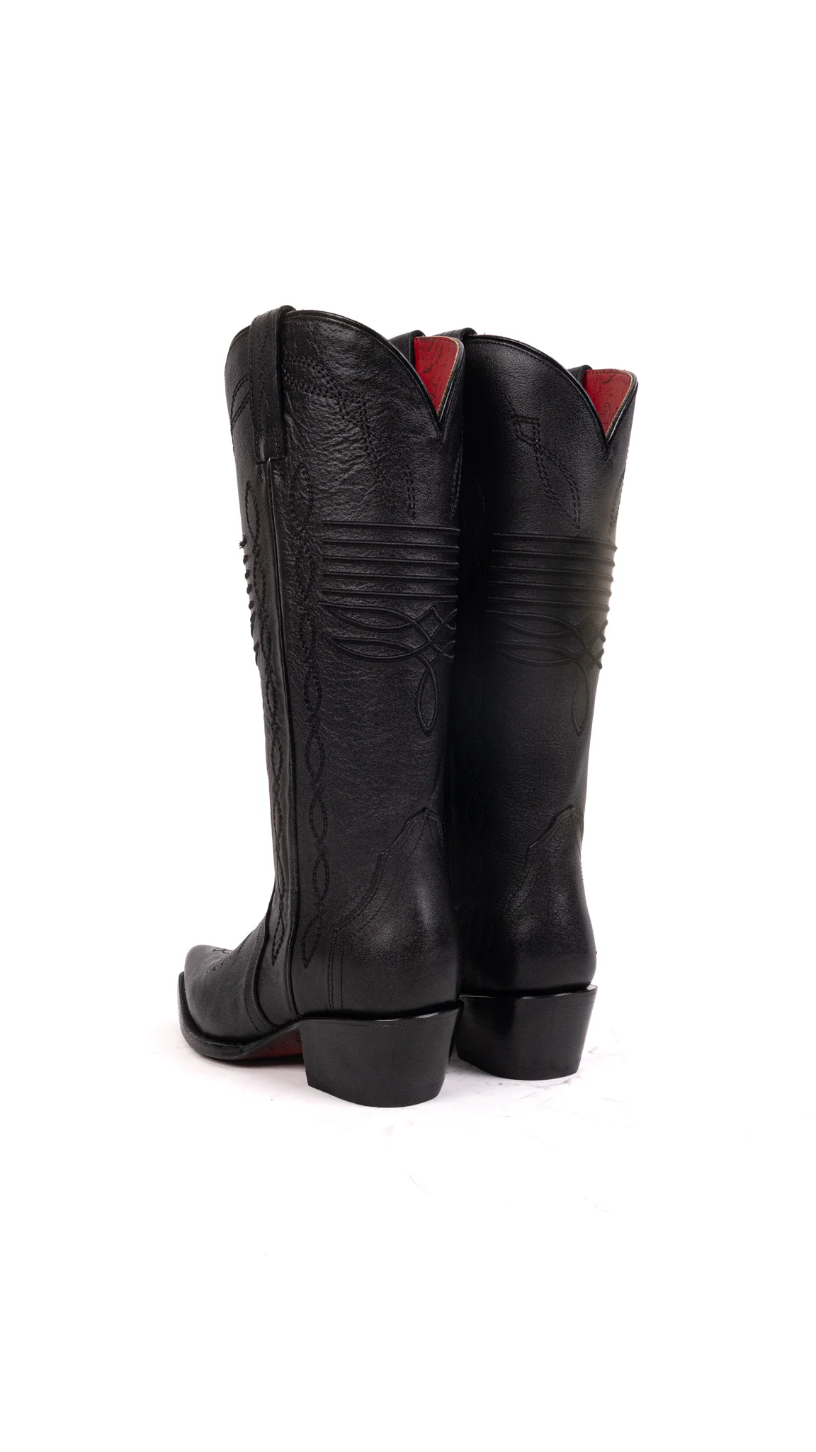 Dalia Midi Red Bottom Snip Toe Cowgirl Boot - Image 3