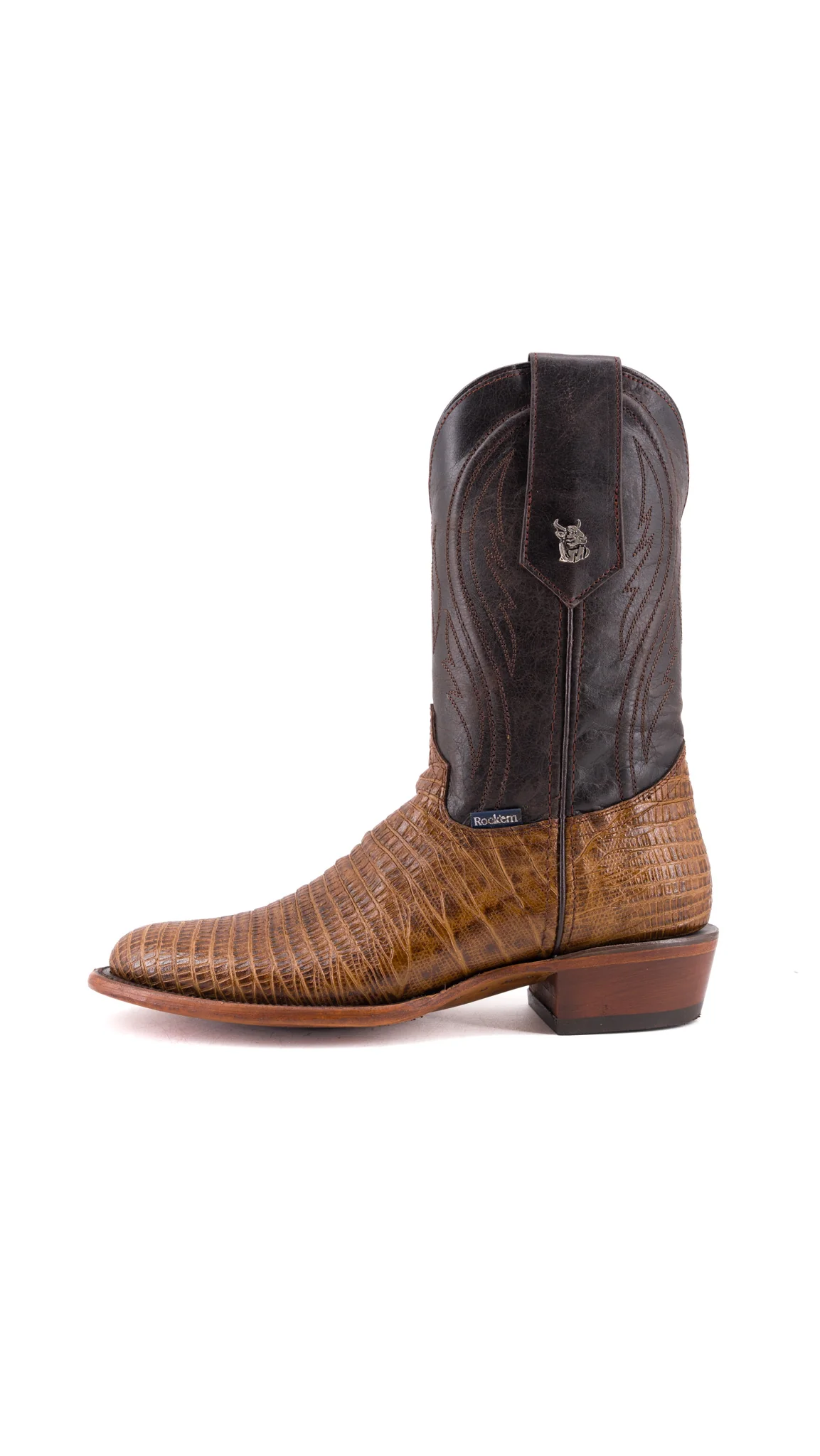 Daryl Lizard Round Toe Cowboy Boot - Image 2