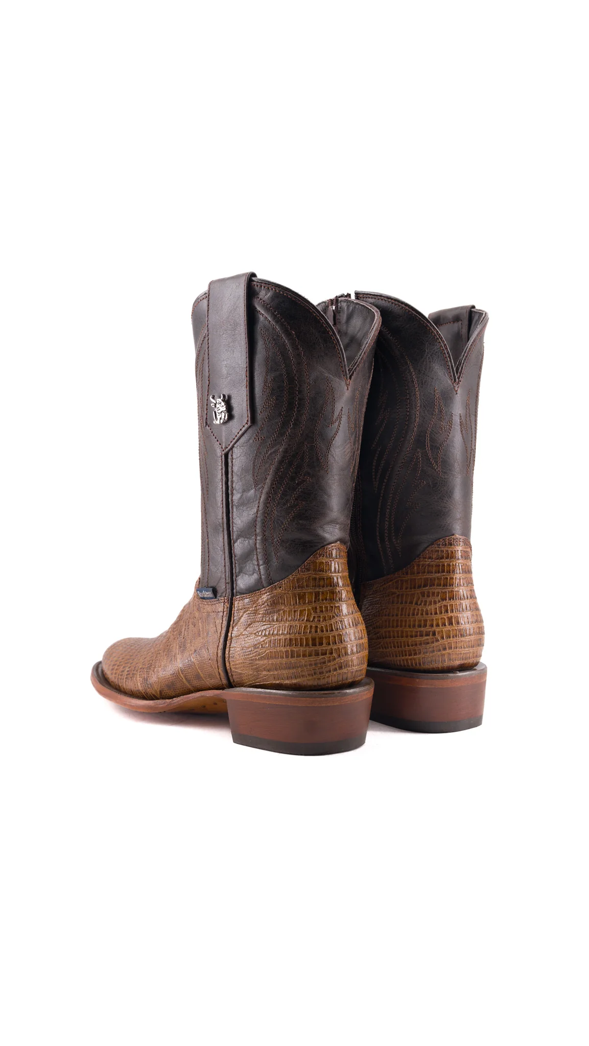 Daryl Lizard Round Toe Cowboy Boot - Image 3