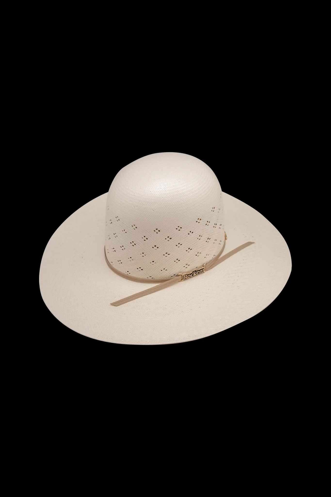 Rock'em 100X Desert Wanderer Open Crown Straw Hat