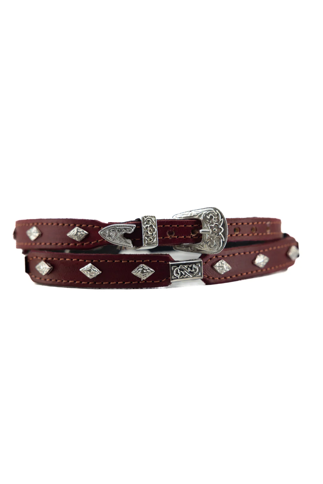 Diamond Leather Hat  Band - Image 2