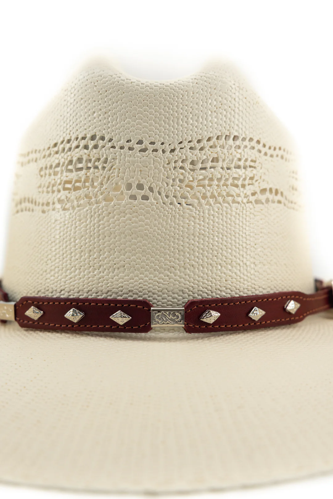 Diamond Leather Hat  Band - Image 4