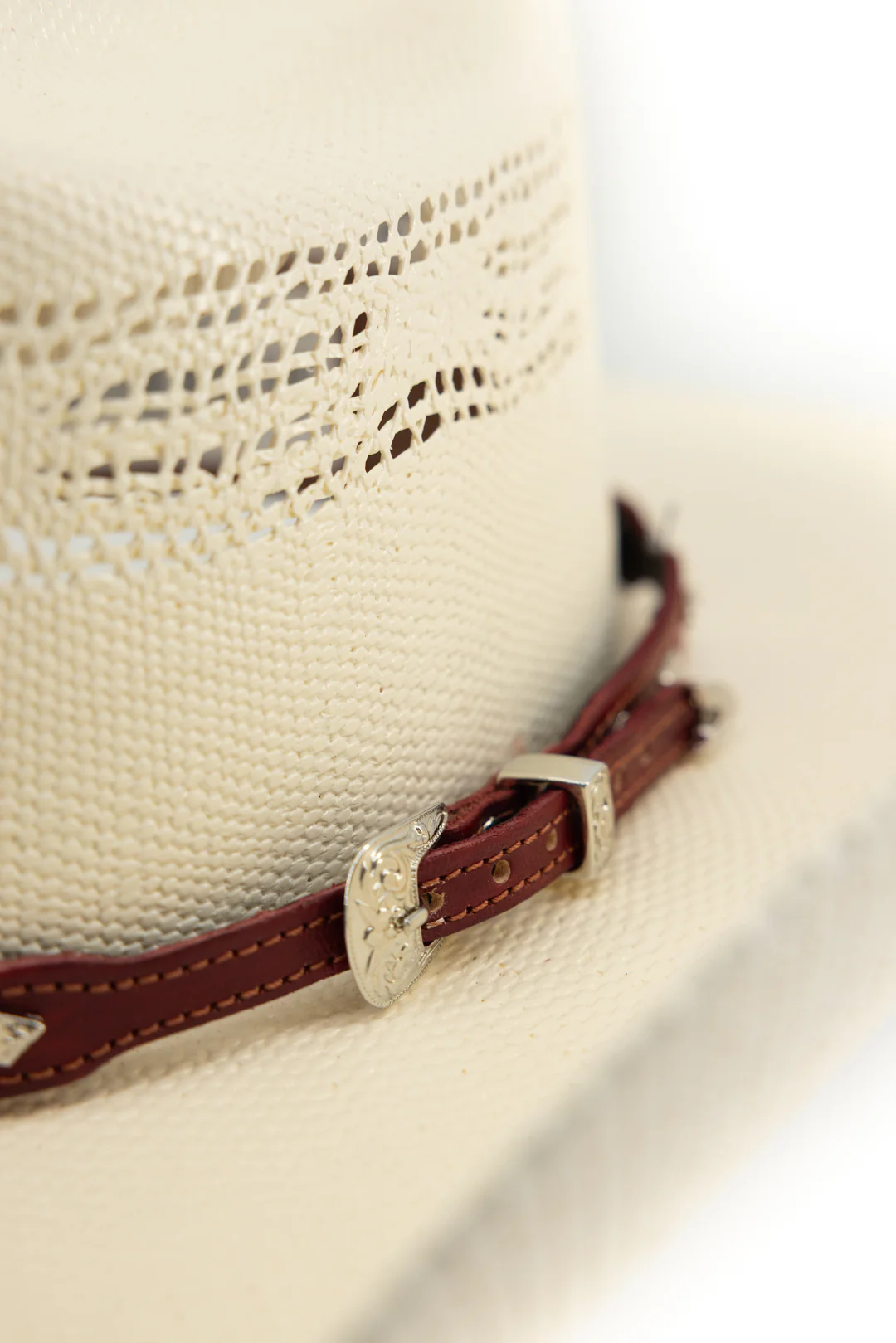 Diamond Leather Hat  Band - Image 5