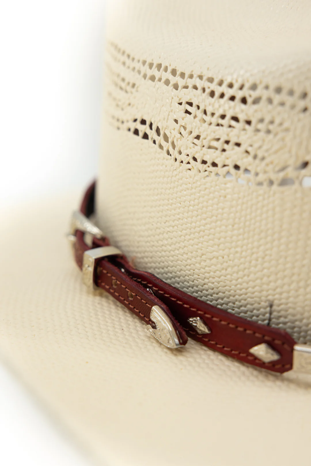Diamond Leather Hat  Band - Image 6