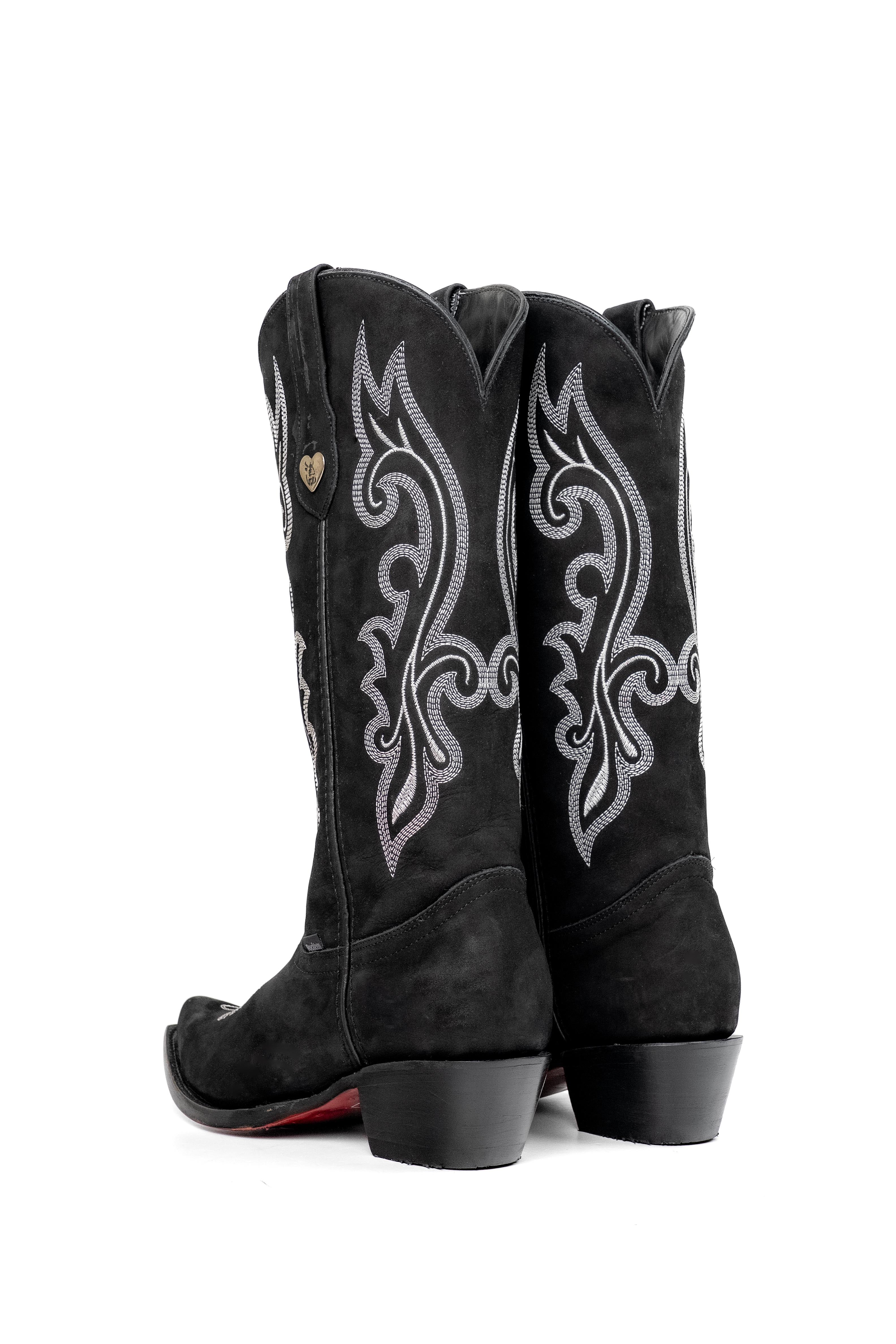 Alia Midi Red Bottom Snip Toe Cowgirl Boot - Image 3