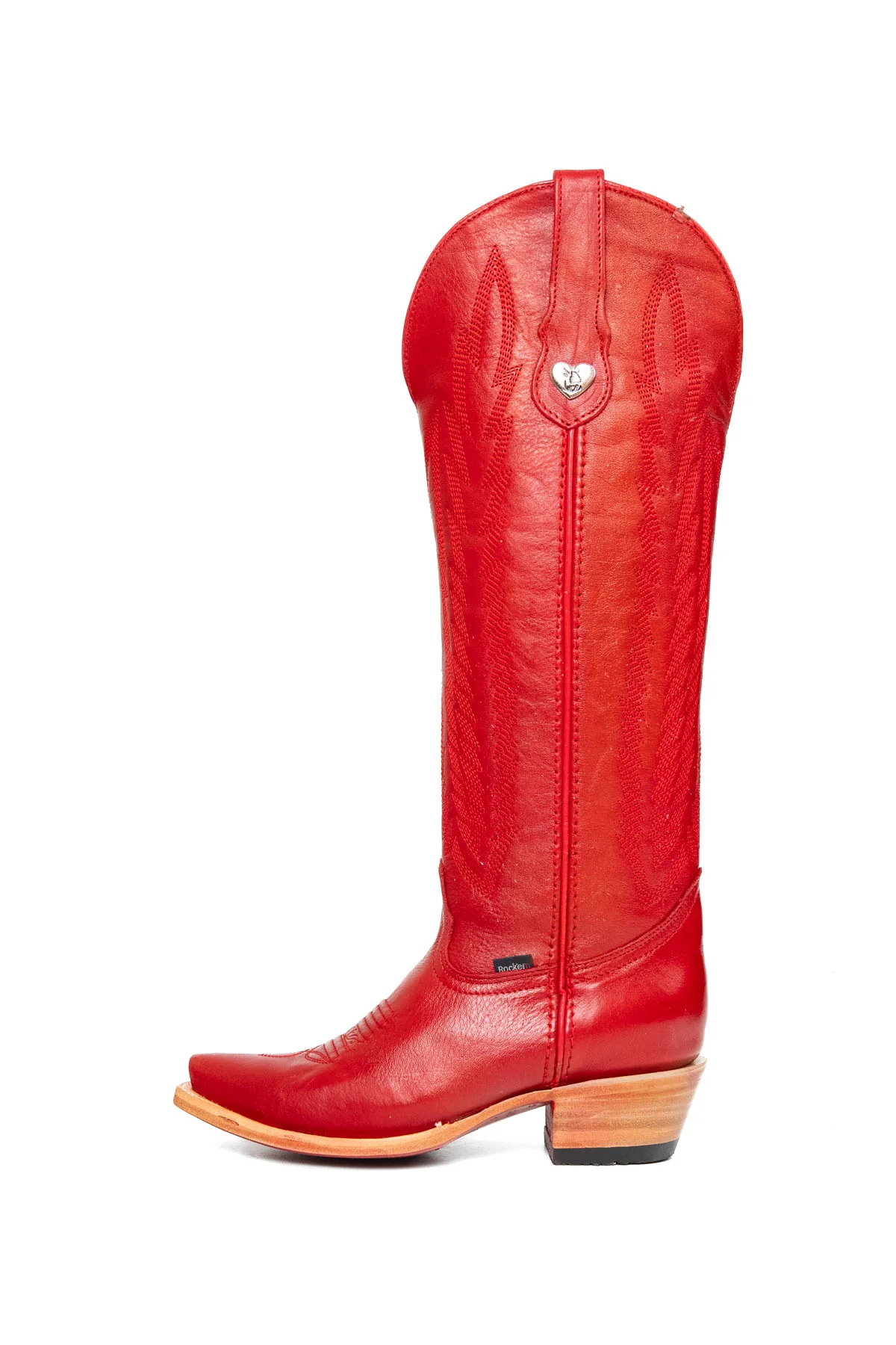 Eleanor Tall Red Bottom Snip Toe Cowgirl Boot - Image 14