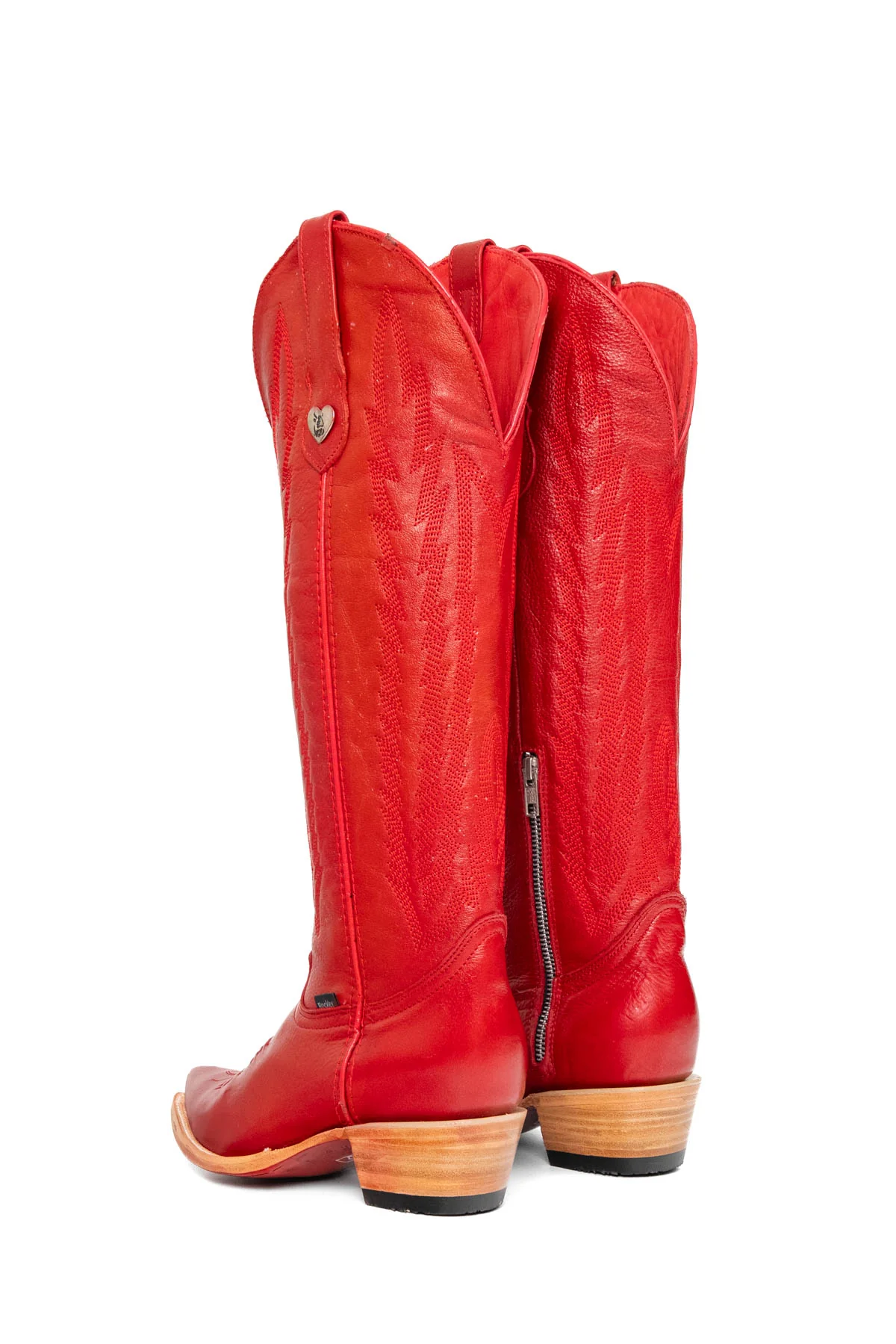 Eleanor Tall Red Bottom Snip Toe Cowgirl Boot - Image 15