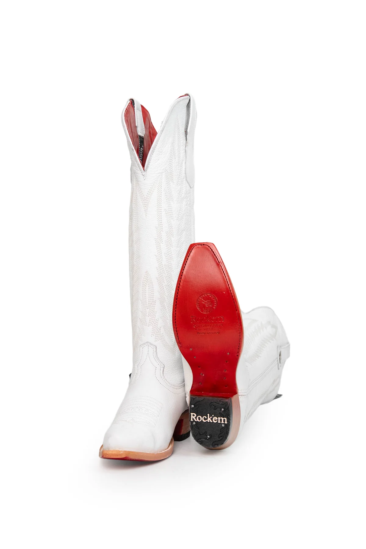 Eleanor Tall Red Bottom Snip Toe Cowgirl Boot - Image 5