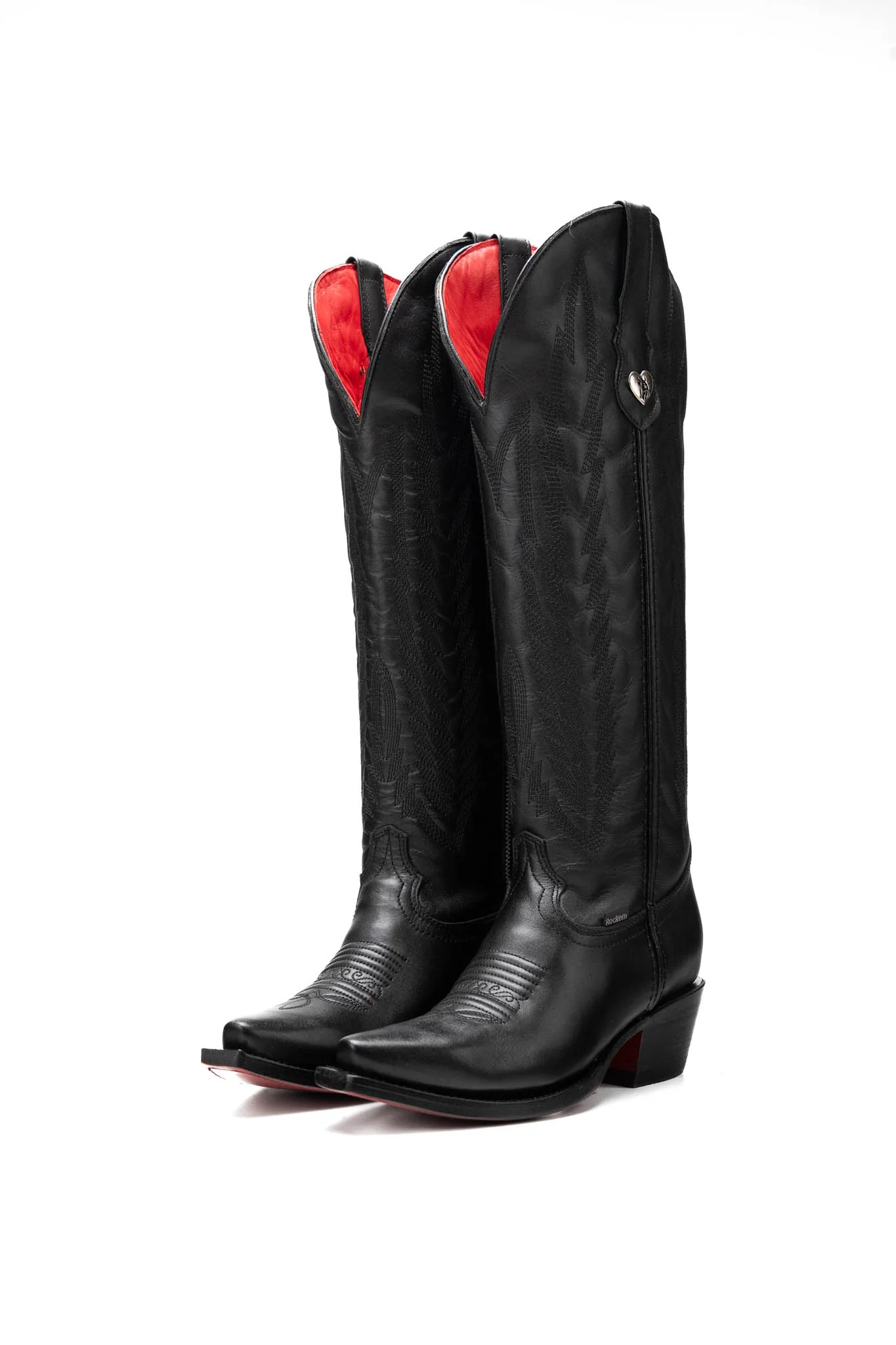 Eleanor Tall Red Bottom Snip Toe Cowgirl Boot - Image 7