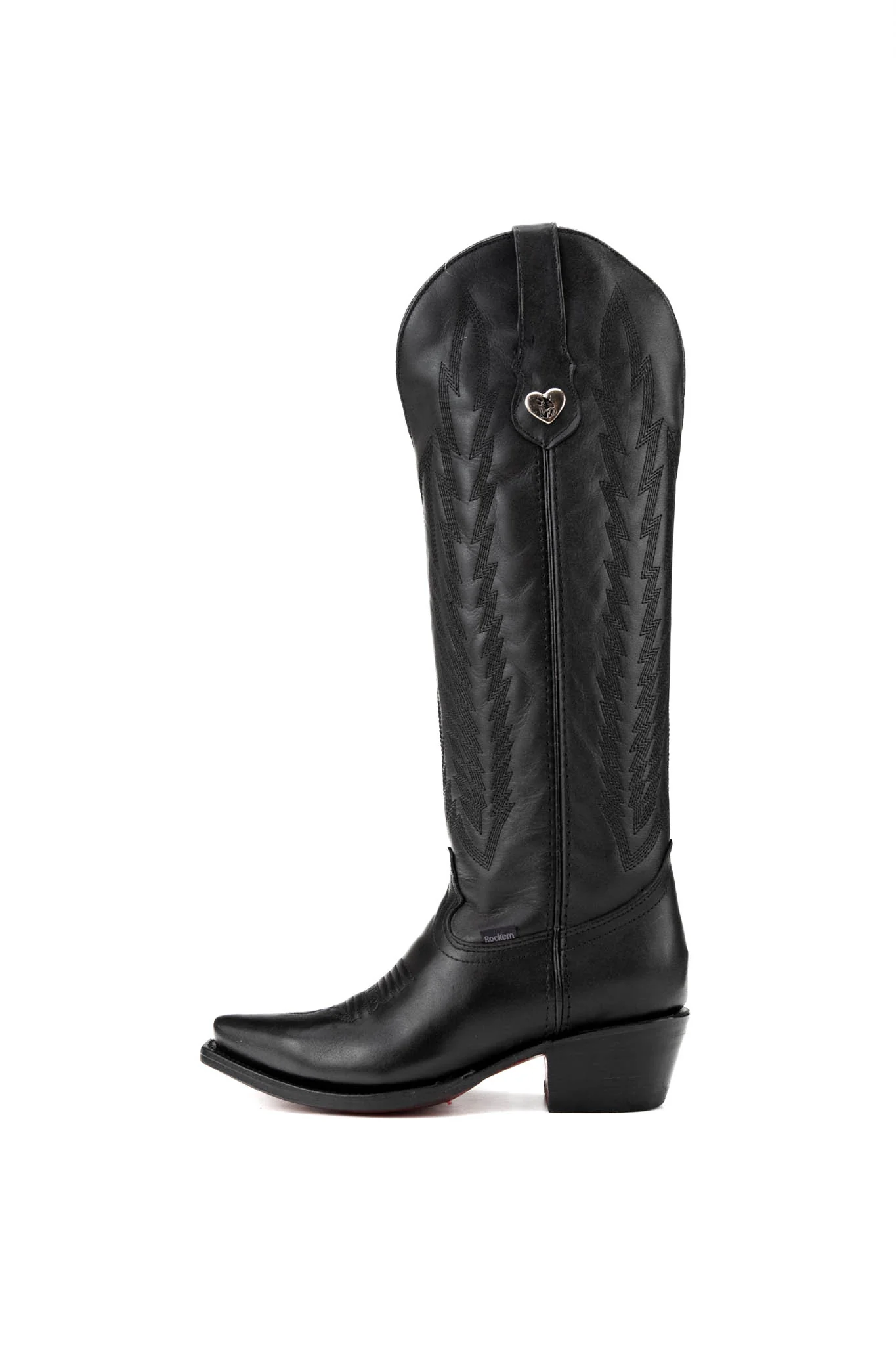 Eleanor Tall Red Bottom Snip Toe Cowgirl Boot - Image 9