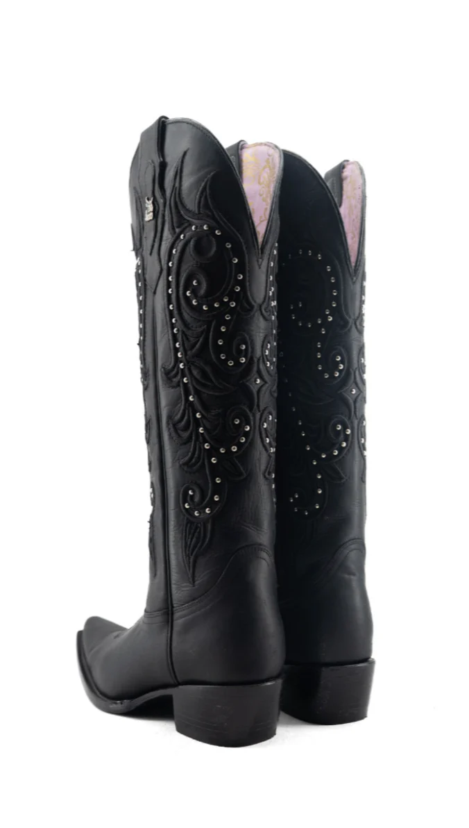 Elizabeth Tall Red Bottom Snip Toe Cowgirl Boot - Image 3