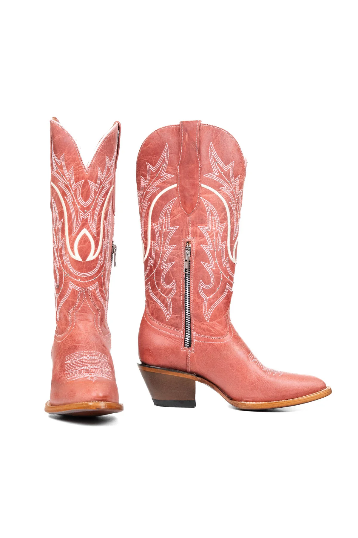 Emily Midi Round Toe Cowgirl Boot - Image 20