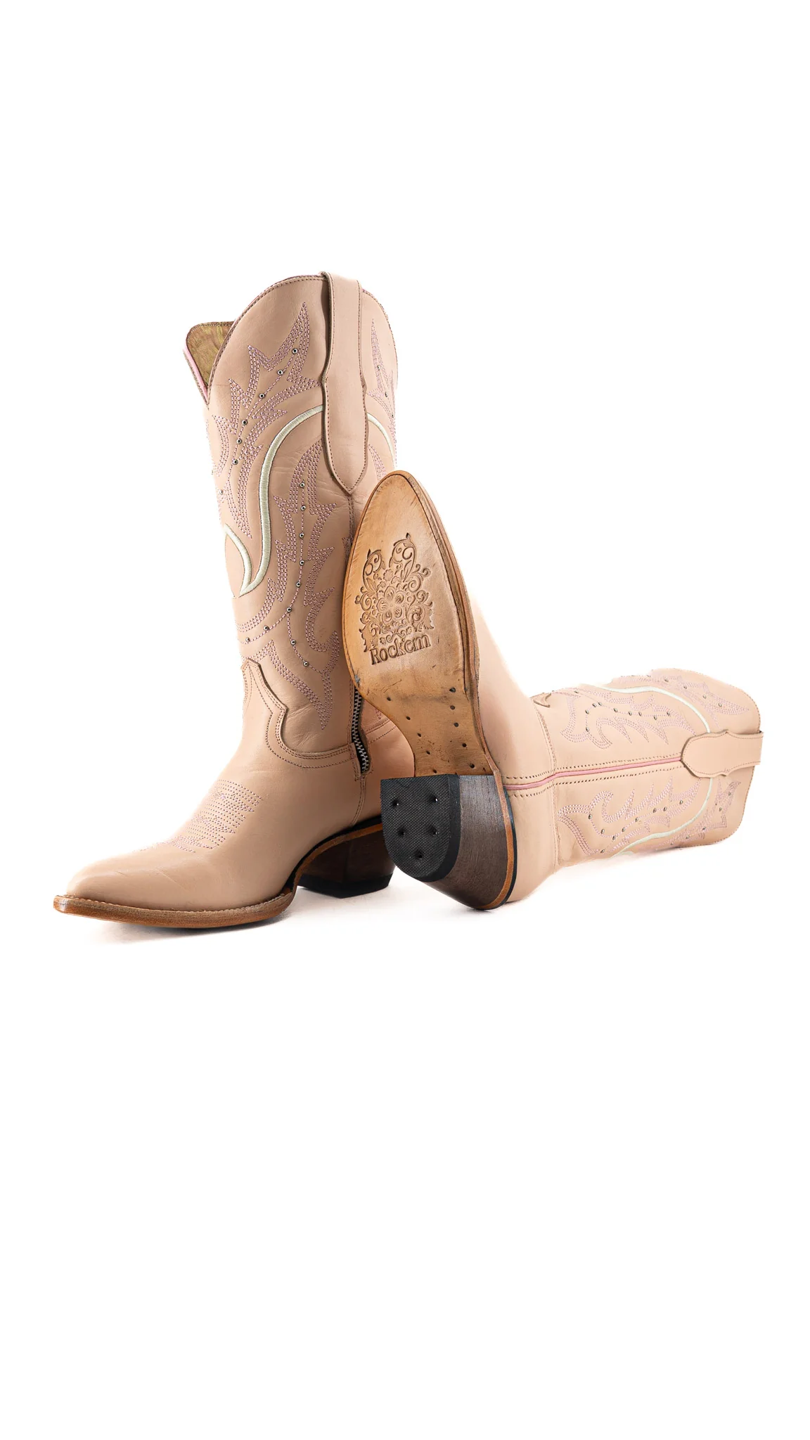 Emily Midi Round Toe Cowgirl Boot - Image 9