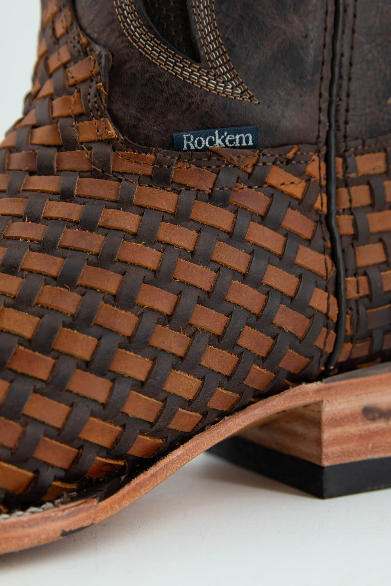 Hungary Woven Cowboy Boot - Image 6