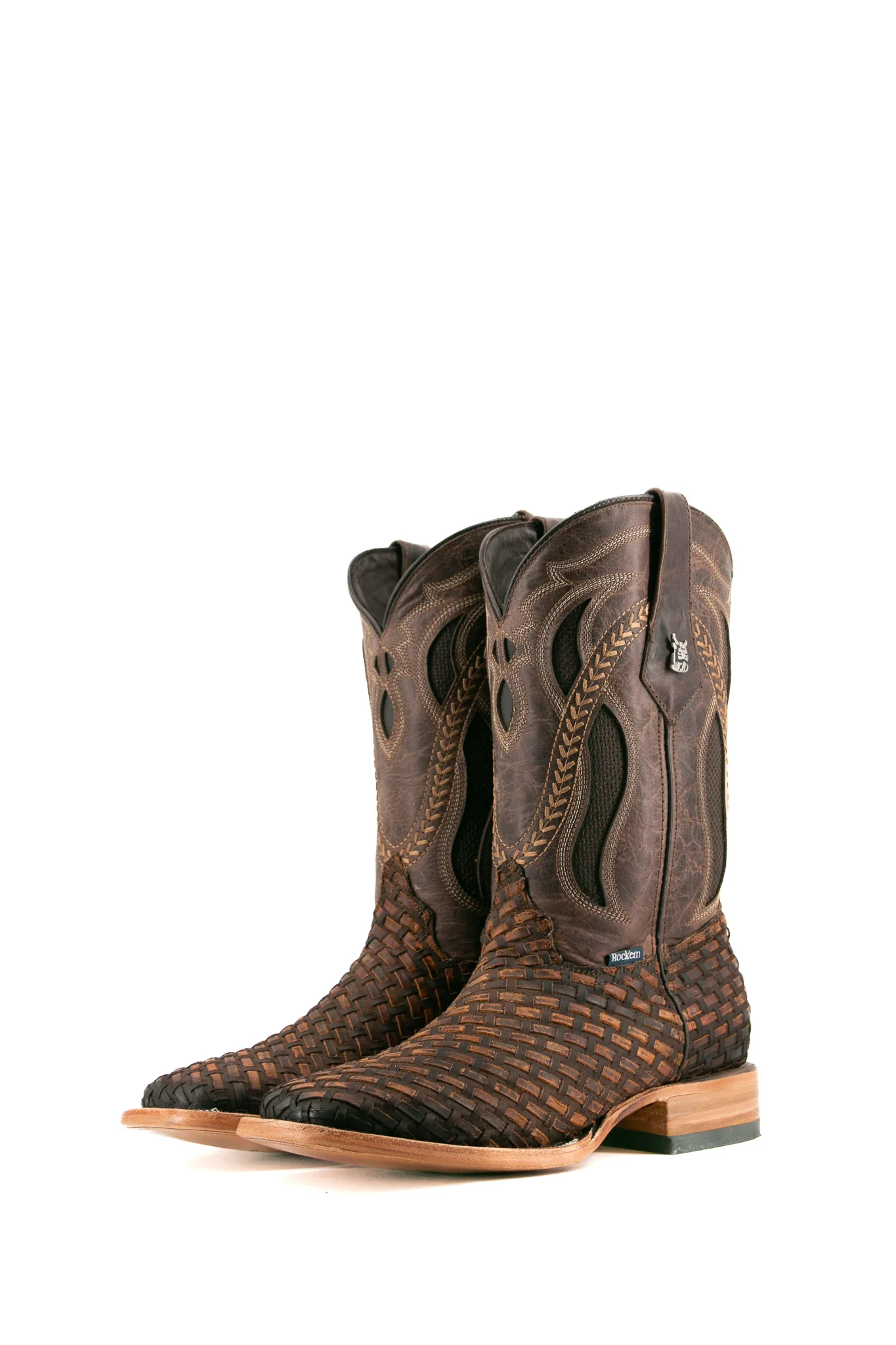 Hungary Woven Cowboy Boot - Image 8