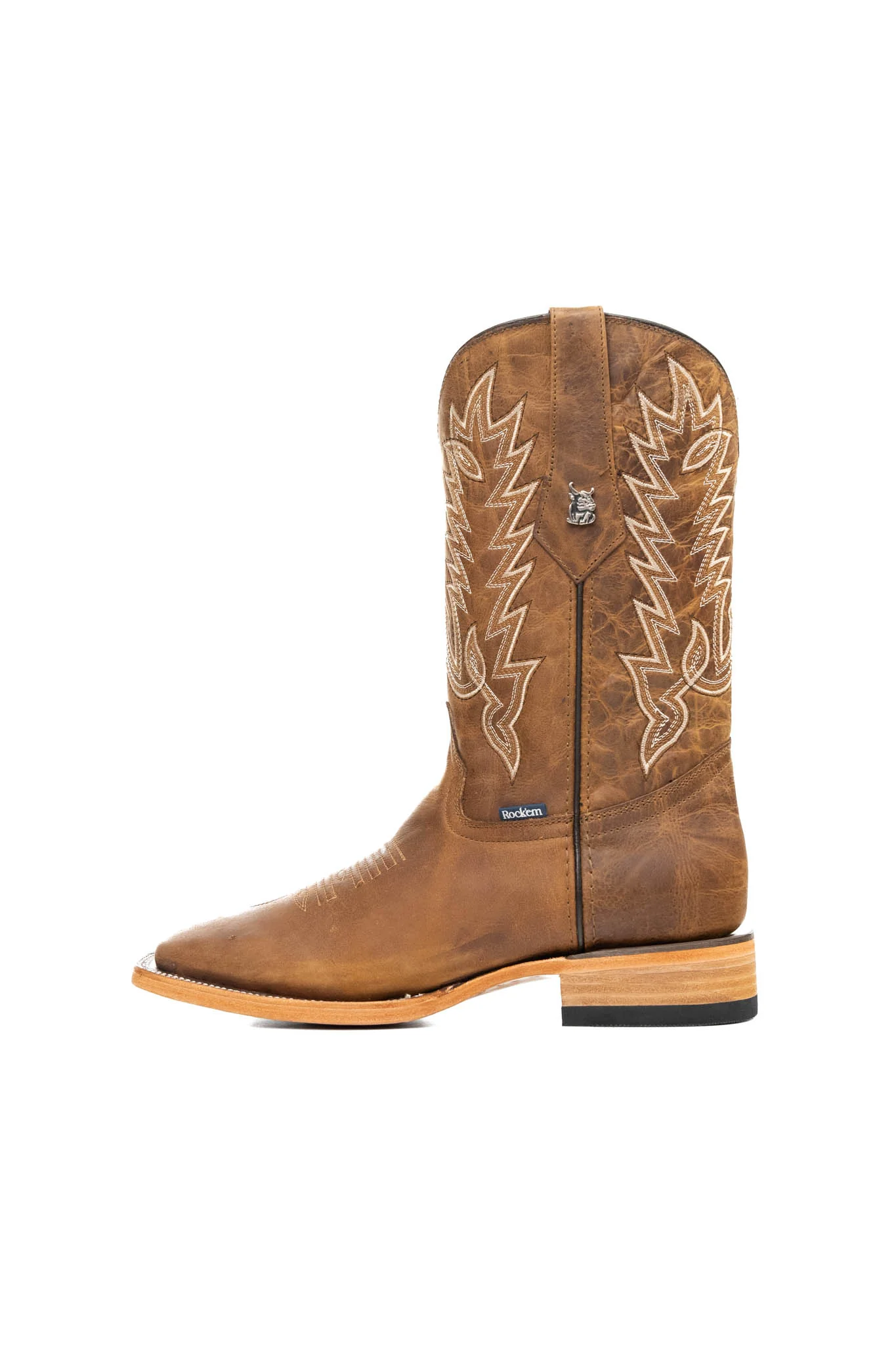 Connery Cedro Square Toe Cowboy Boot - Image 3