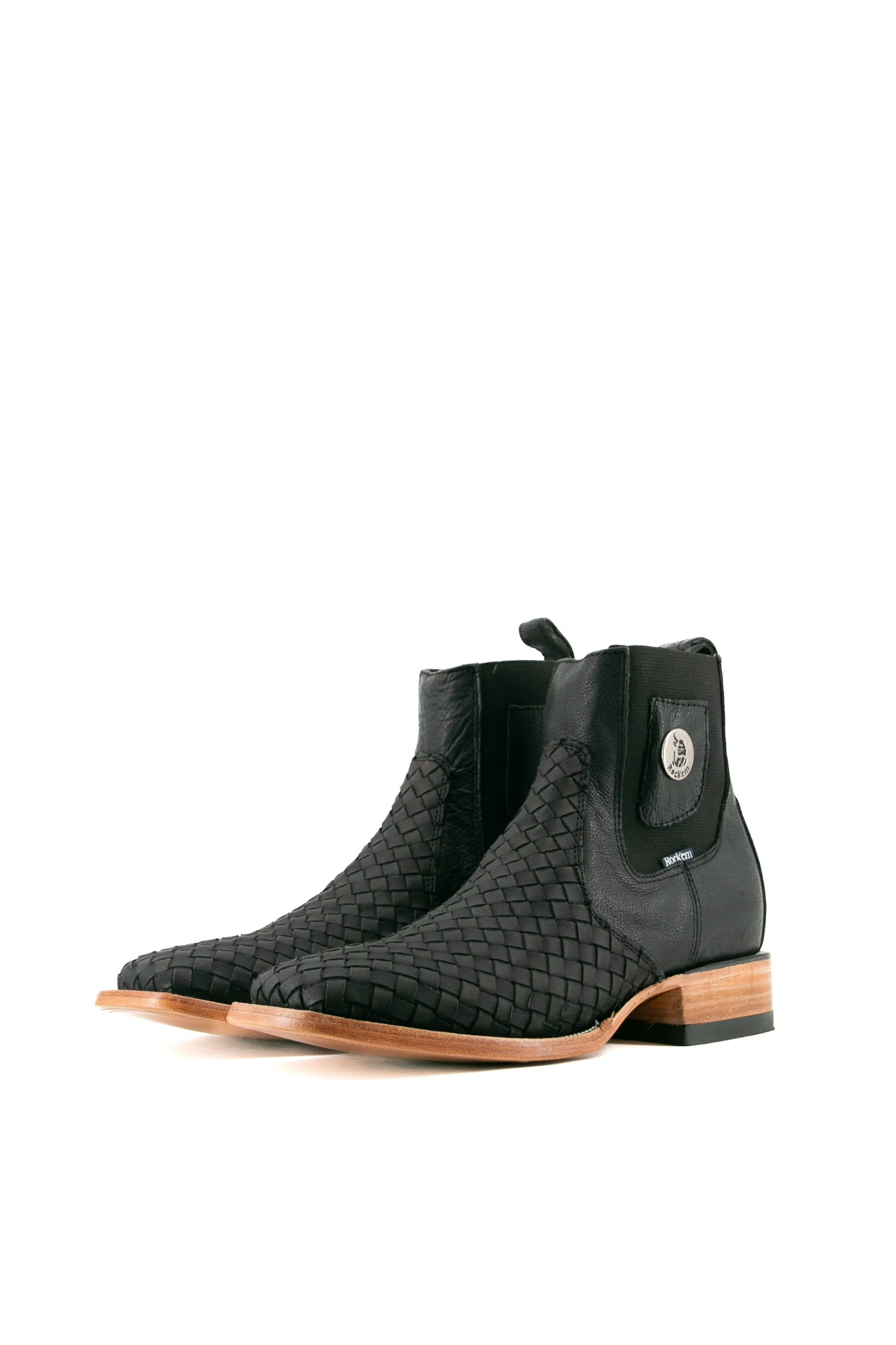 Serbia Woven Men Square Toe Ankle Boot - Image 11