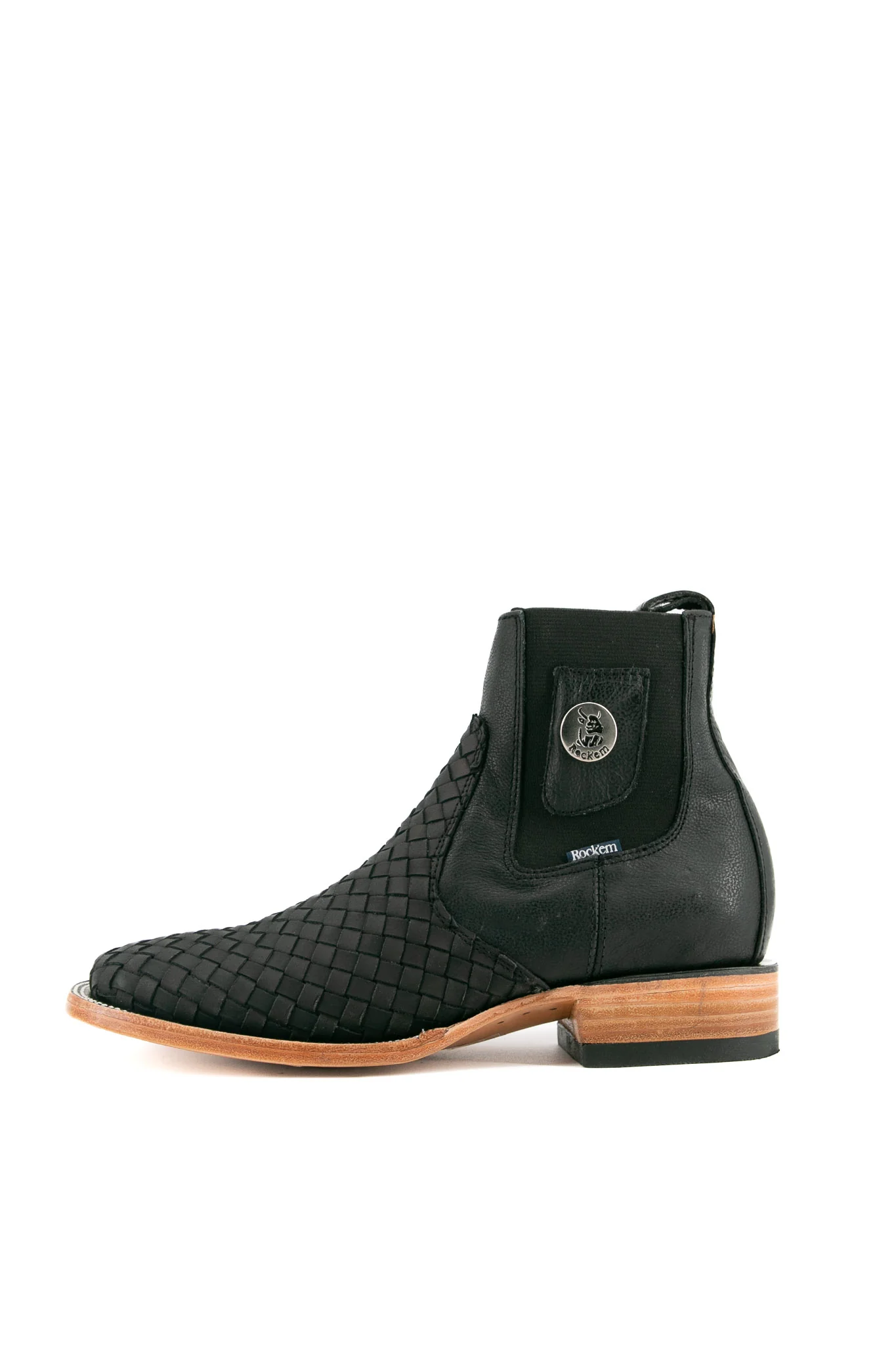 Serbia Woven Men Square Toe Ankle Boot - Image 12