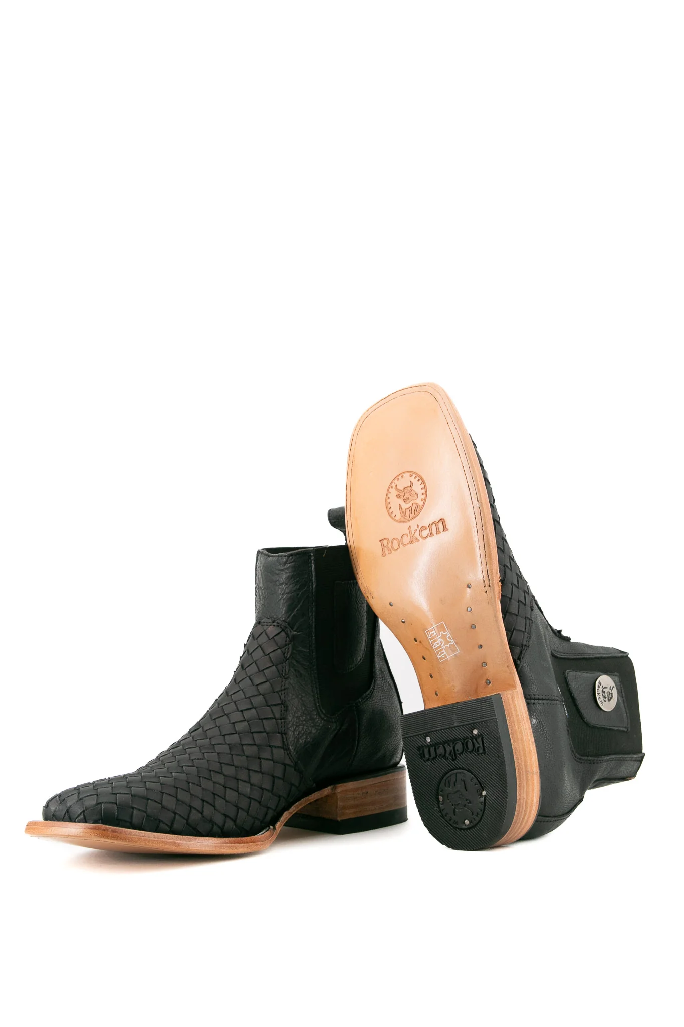 Serbia Woven Men Square Toe Ankle Boot - Image 14