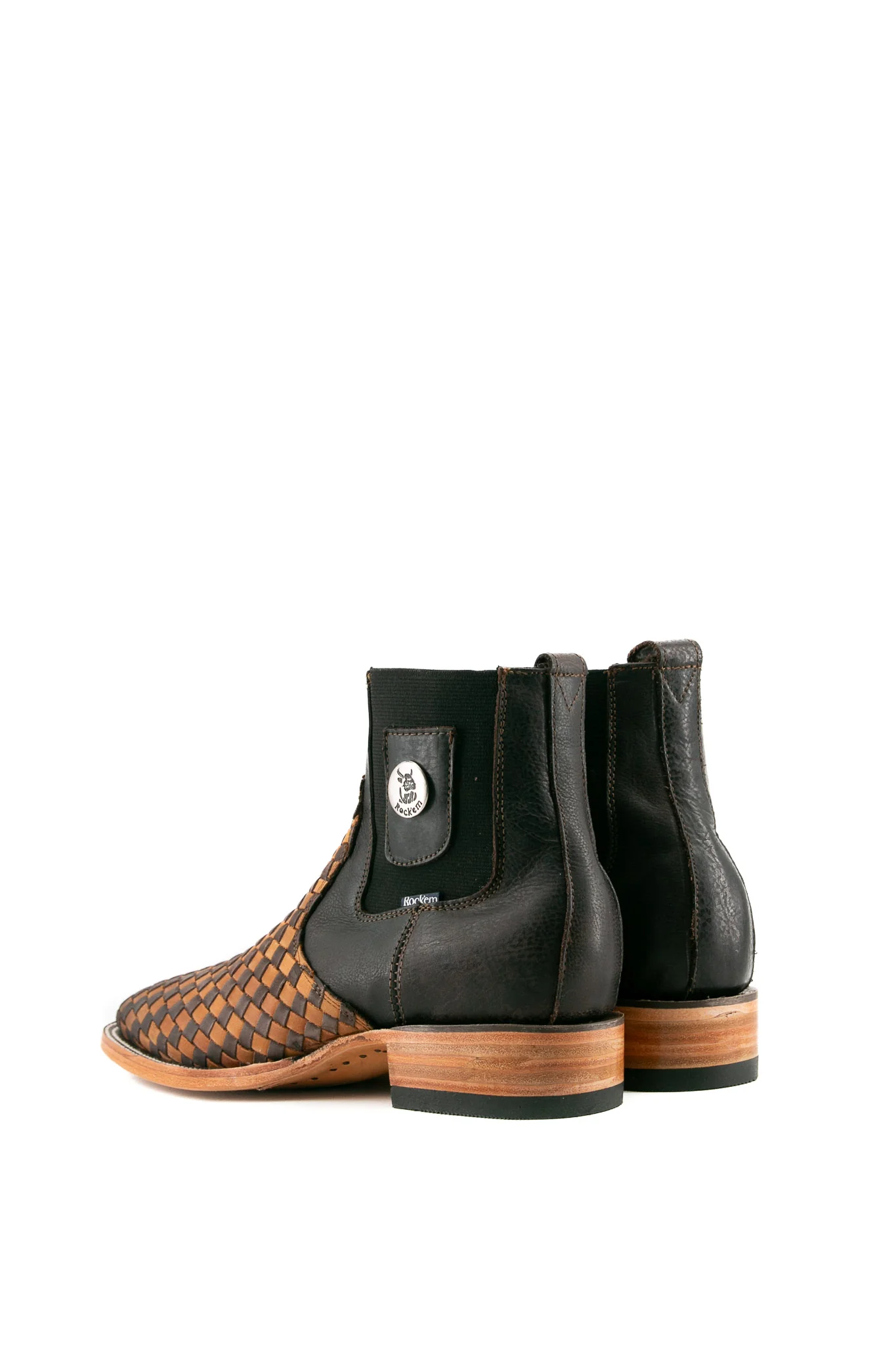 Serbia Woven Men Square Toe Ankle Boot - Image 8