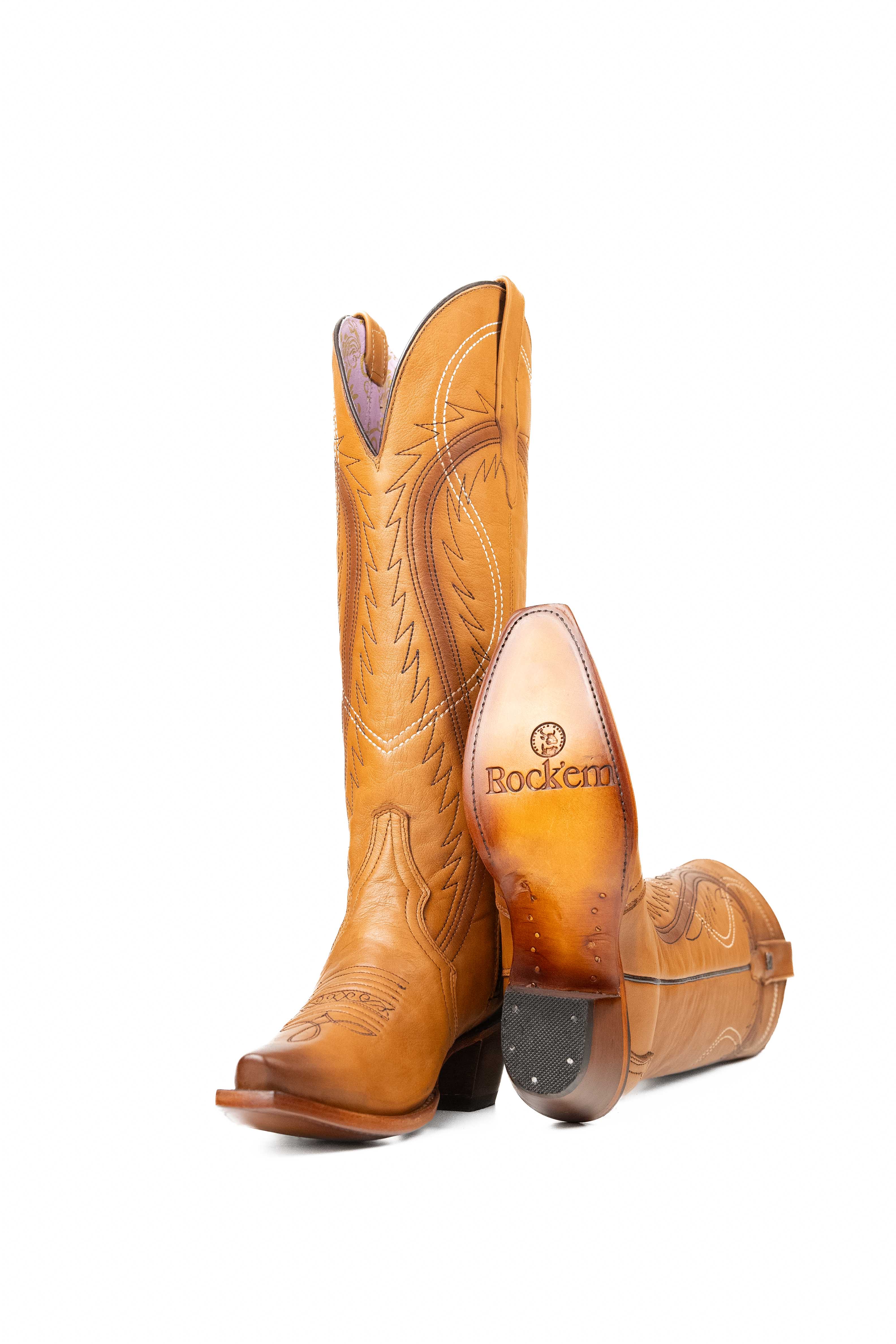 Estella Tall Snip Toe Cowgirl Boot - Image 15