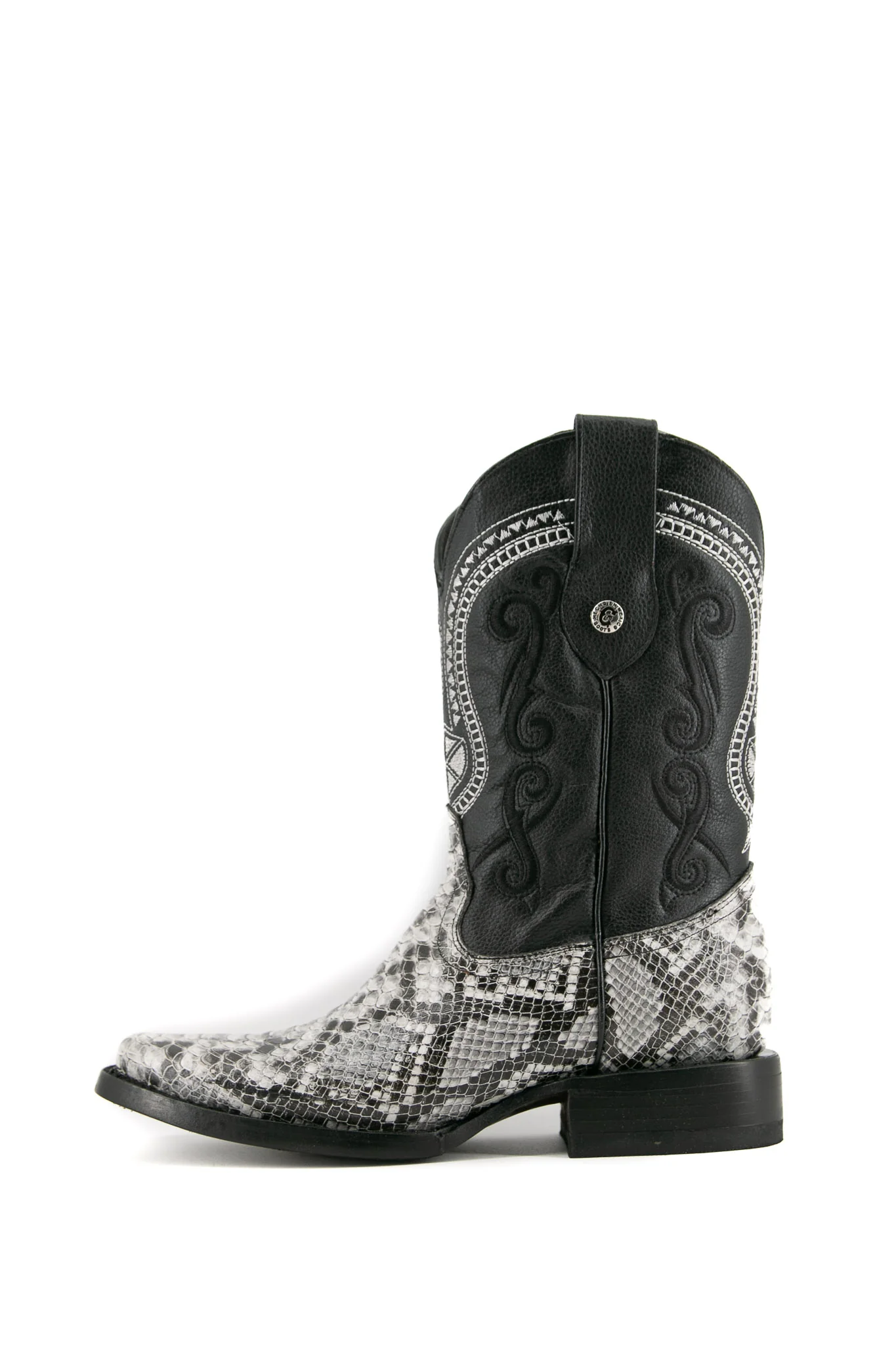 Python Natural Rodeo Toe Cowboy Boot - Image 2