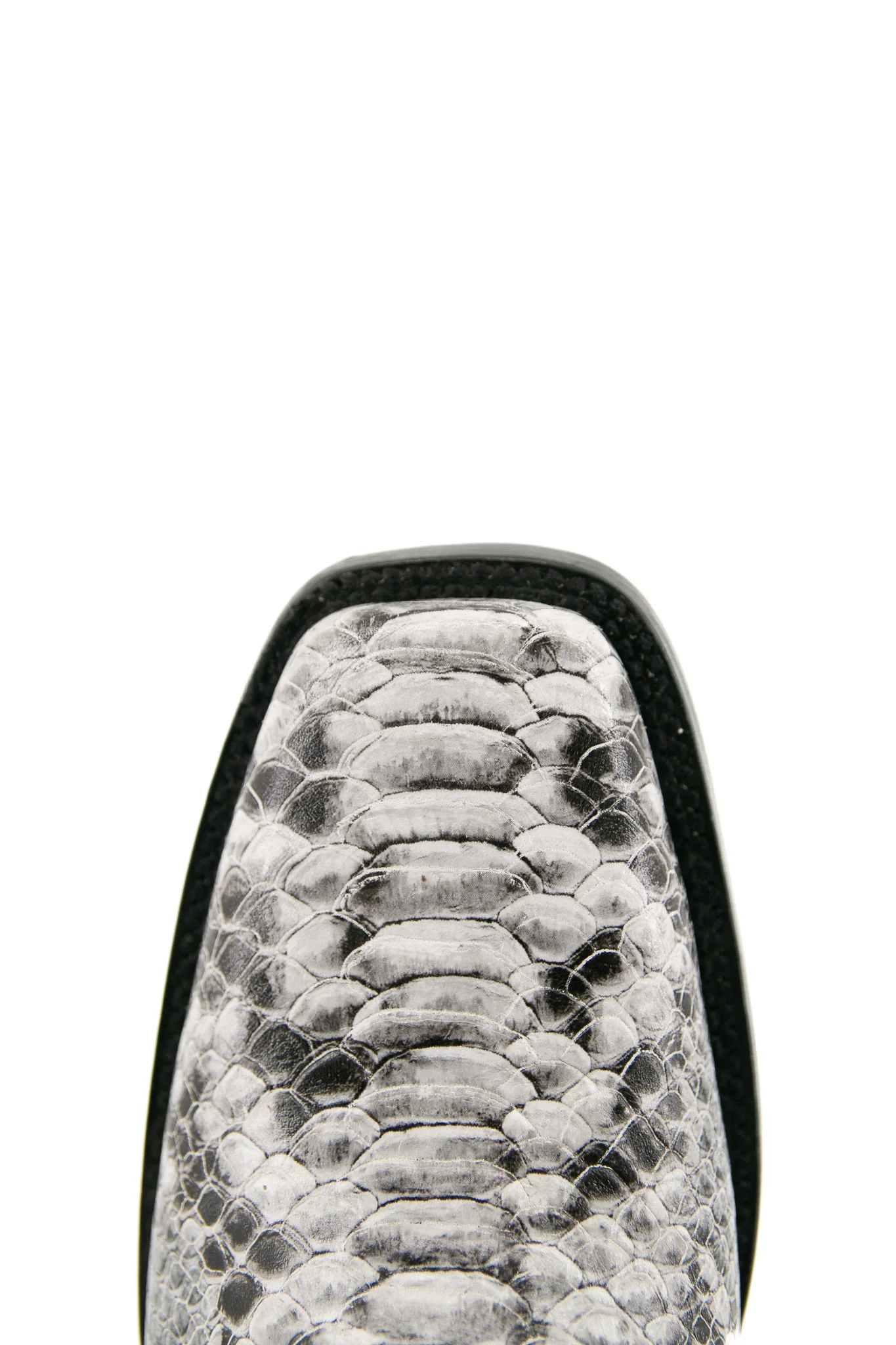Python Natural Rodeo Toe Cowboy Boot - Image 5