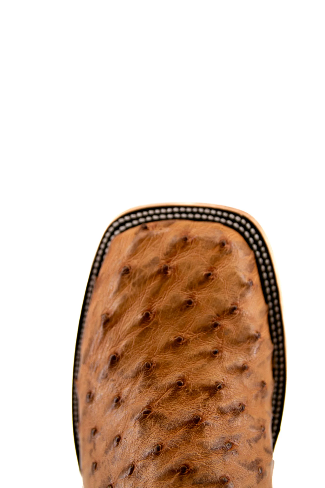 Exotic Ostrich Square Toe Cowboy Boot - Image 10