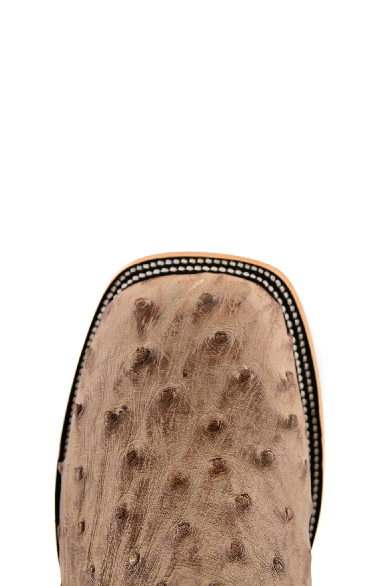 Exotic Ostrich Square Toe Cowboy Boot - Image 15