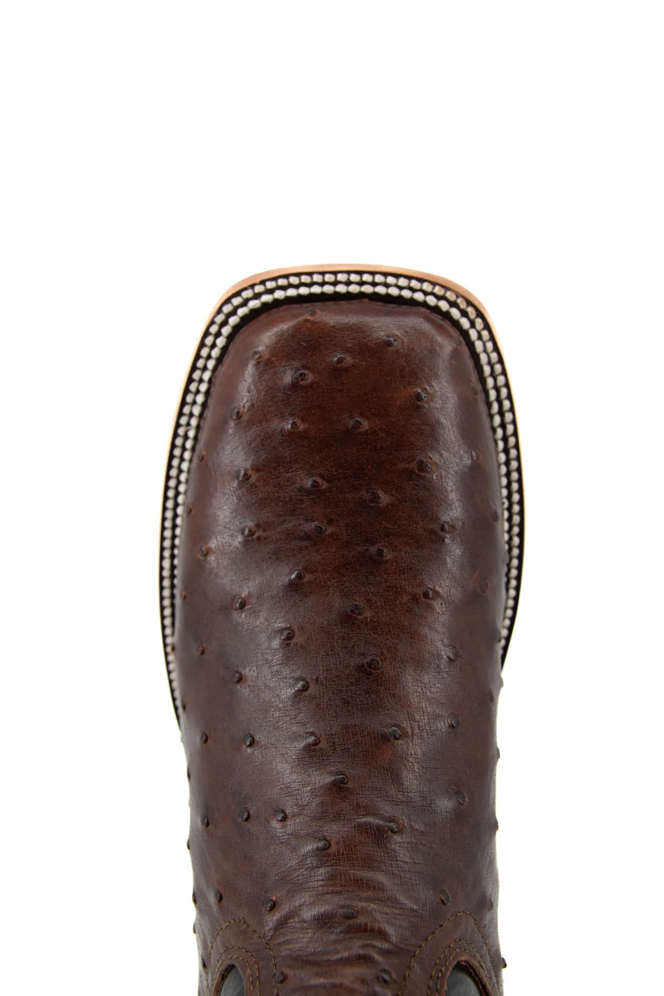 Exotic Ostrich Square Toe Cowboy Boot - Image 2