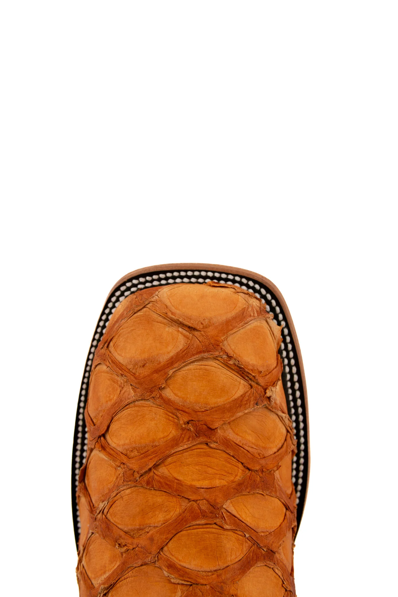 Exotic Fish Square Toe Cowboy Boot - Image 15