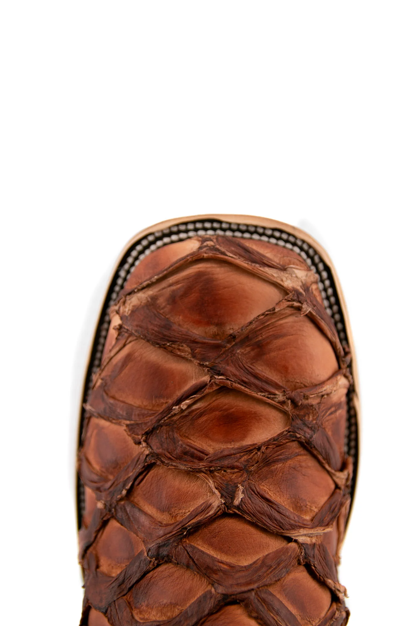 Exotic Fish Square Toe Cowboy Boot - Image 35