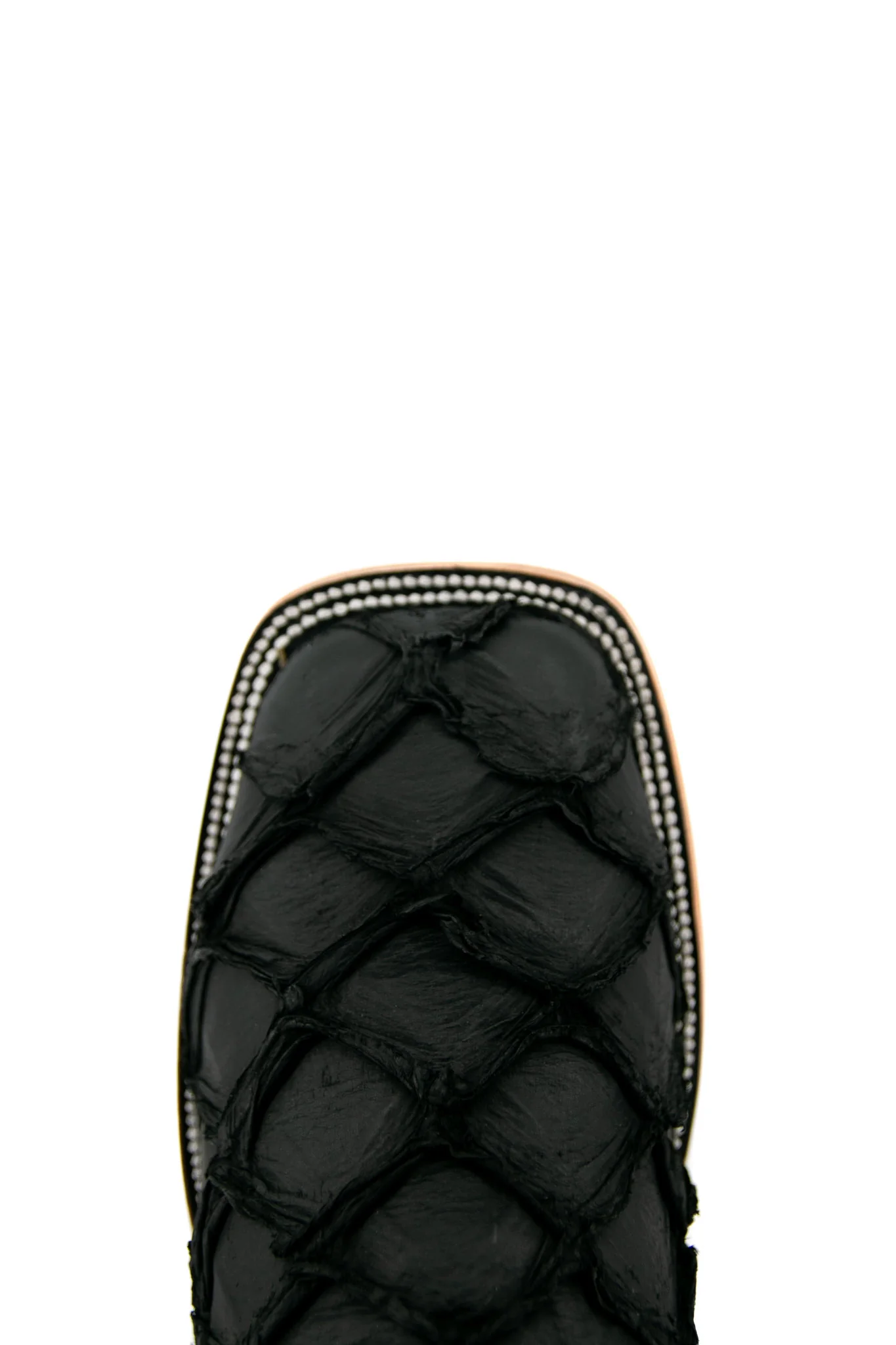 Exotic Fish Square Toe Cowboy Boot - Image 5