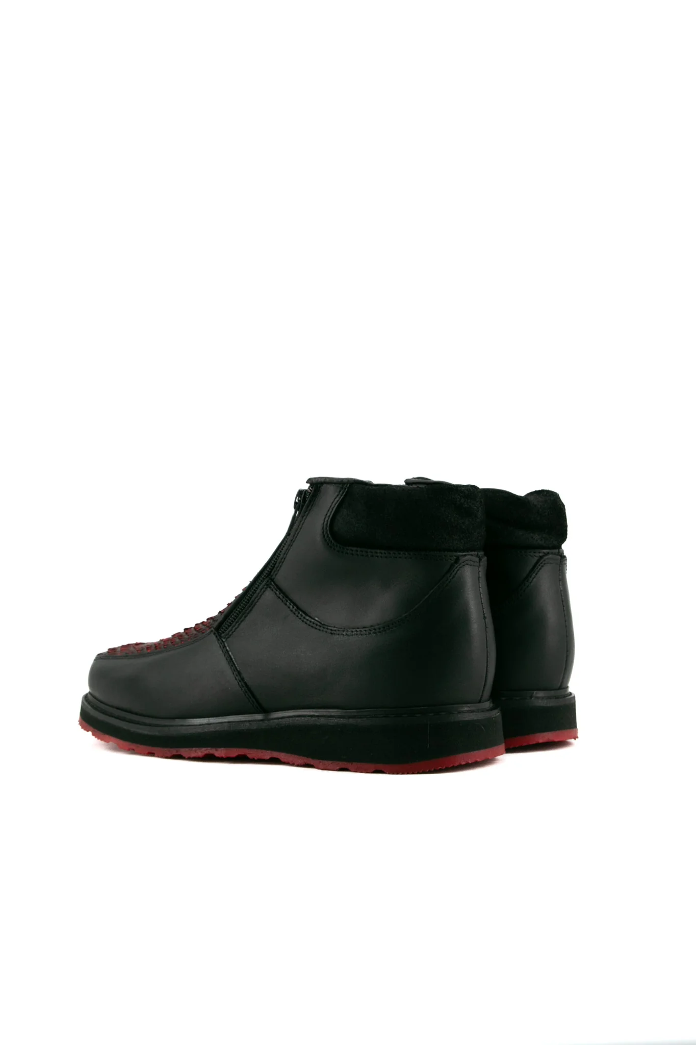 Exotic Python Red Bottom Botines Artesanales - Image 4
