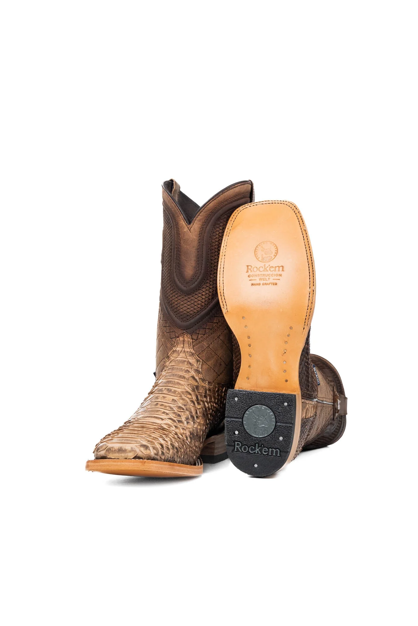 Lambeth Python Exotic Square Toe Cowboy Boot - Image 5