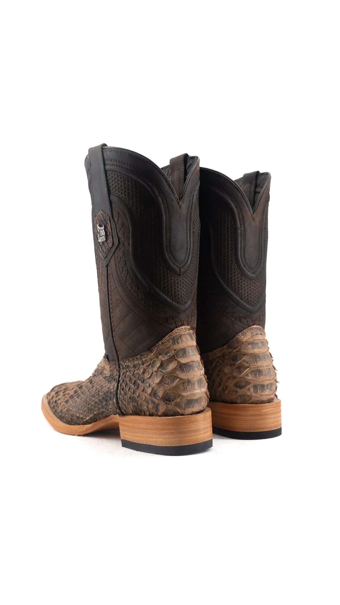 Lambeth Python Exotic Square Toe Cowboy Boot - Image 9