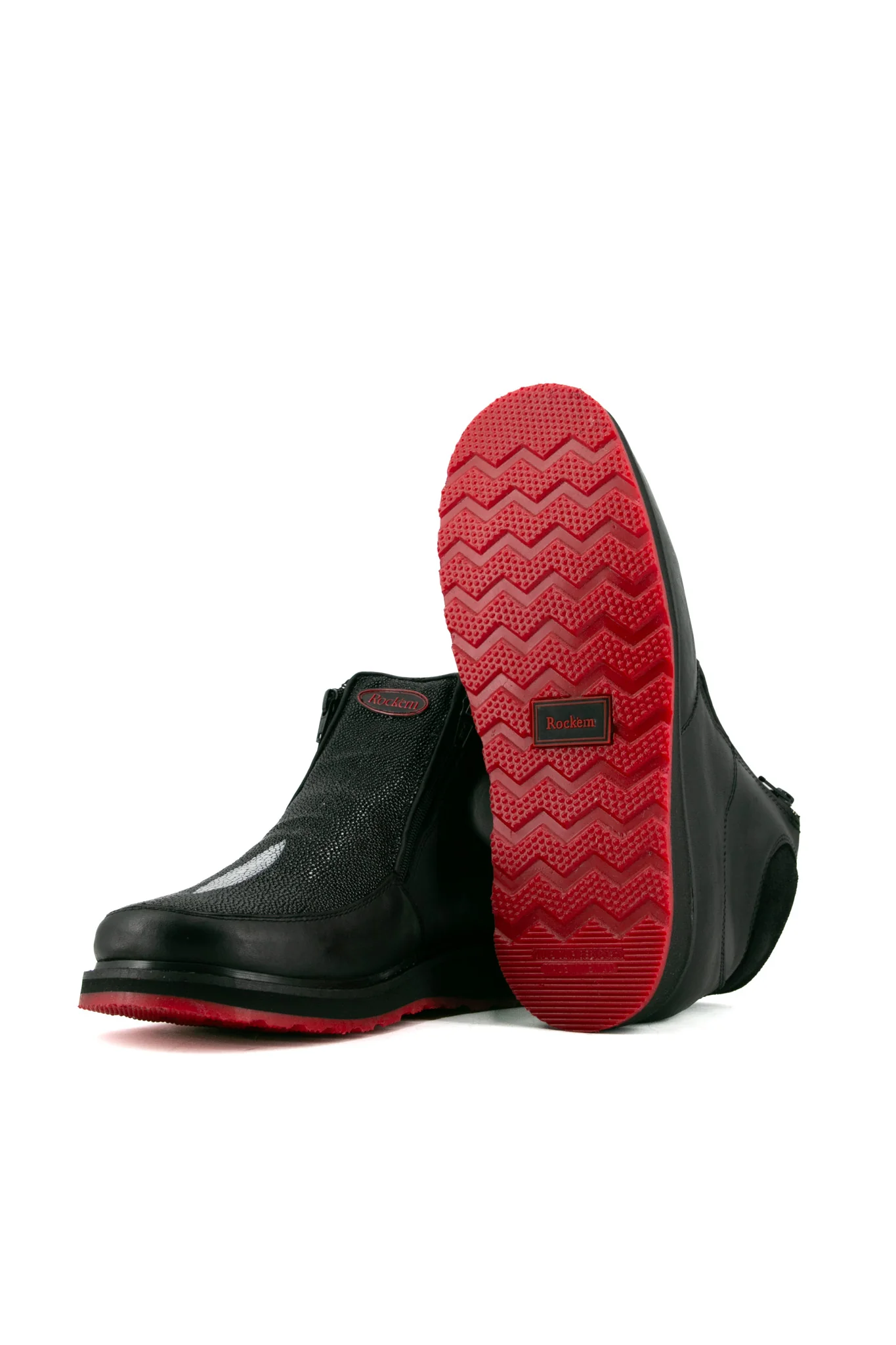 Exotic Stingray Red Bottom Botines Artesenales - Image 4