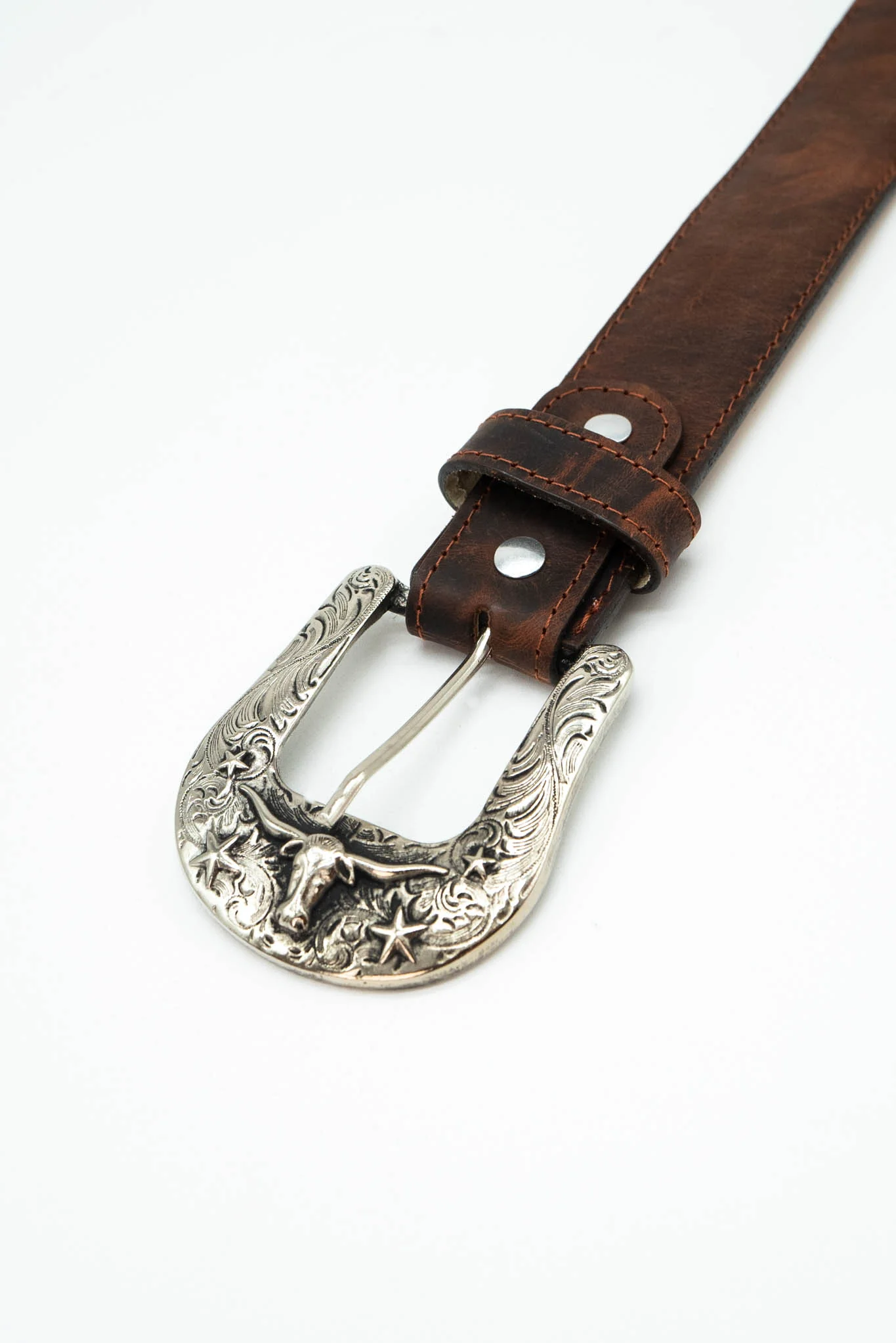 Rock'em Heritage Longhorn Cowboy Belt - Image 6