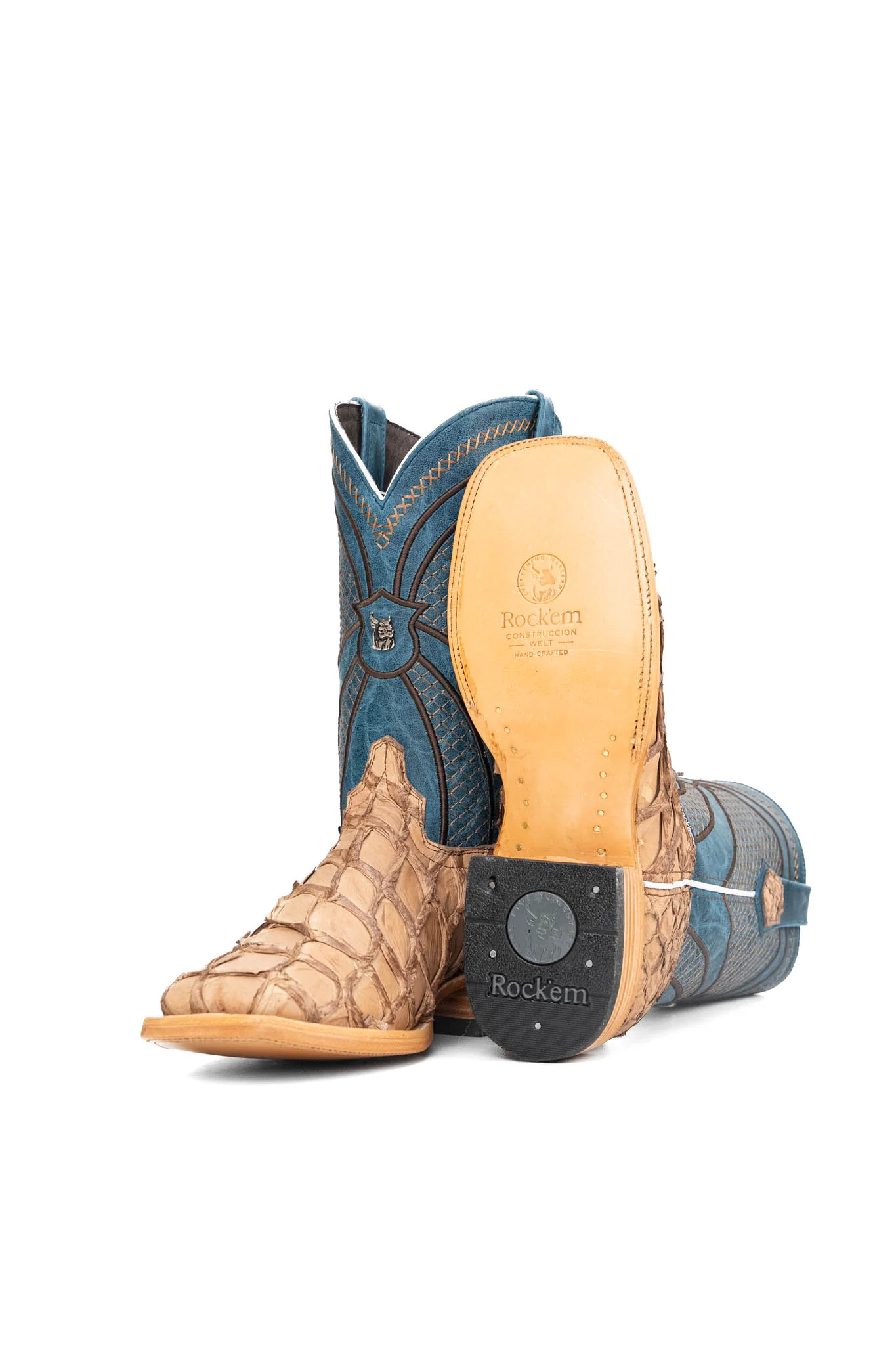 Jones Pirarucu Exotic Square Toe Cowboy Boot - Image 10