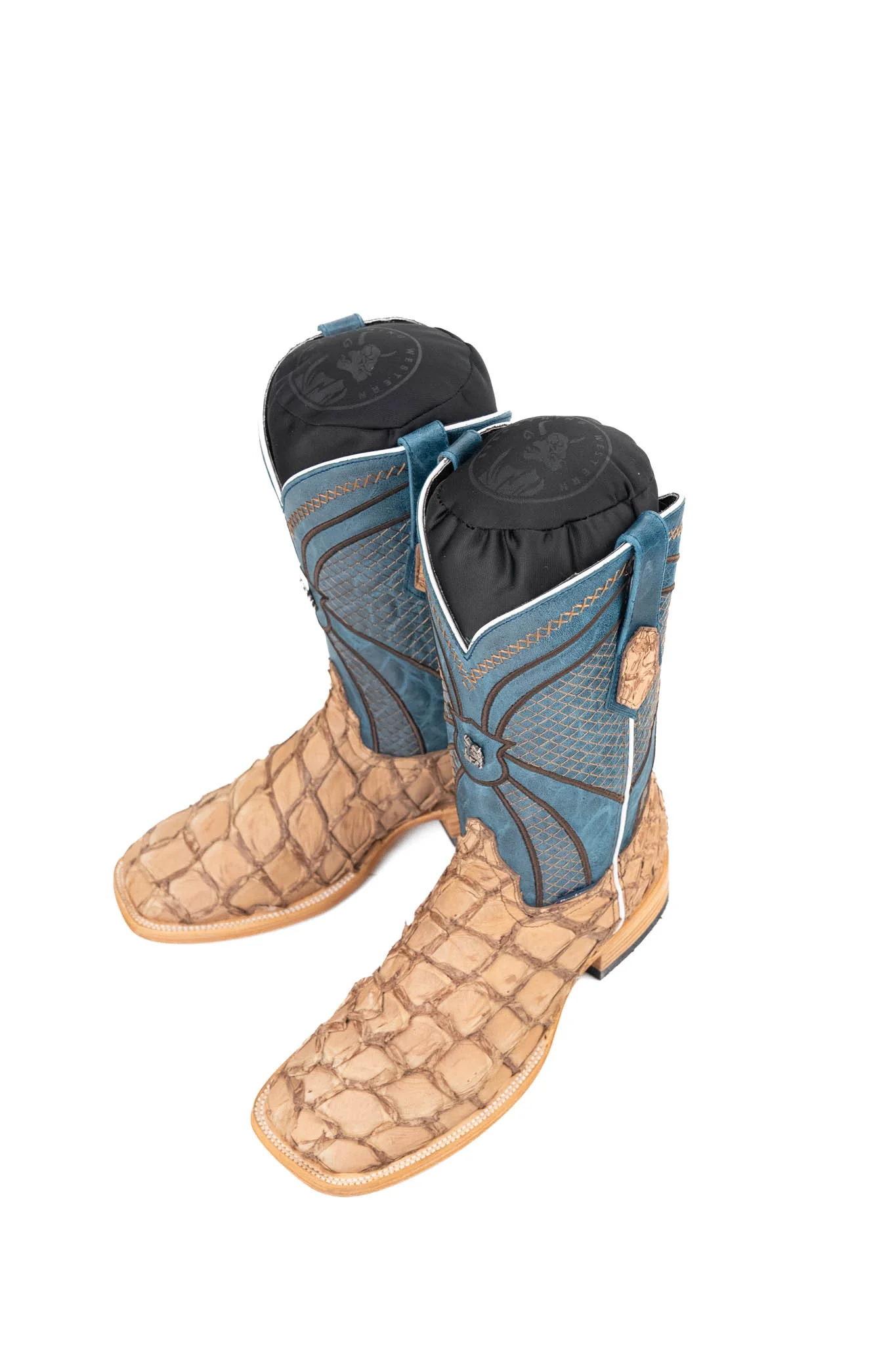 Jones Pirarucu Exotic Square Toe Cowboy Boot - Image 11