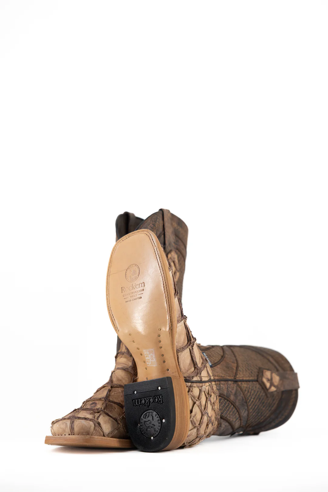 Jones Pirarucu Exotic Square Toe Cowboy Boot - Image 21