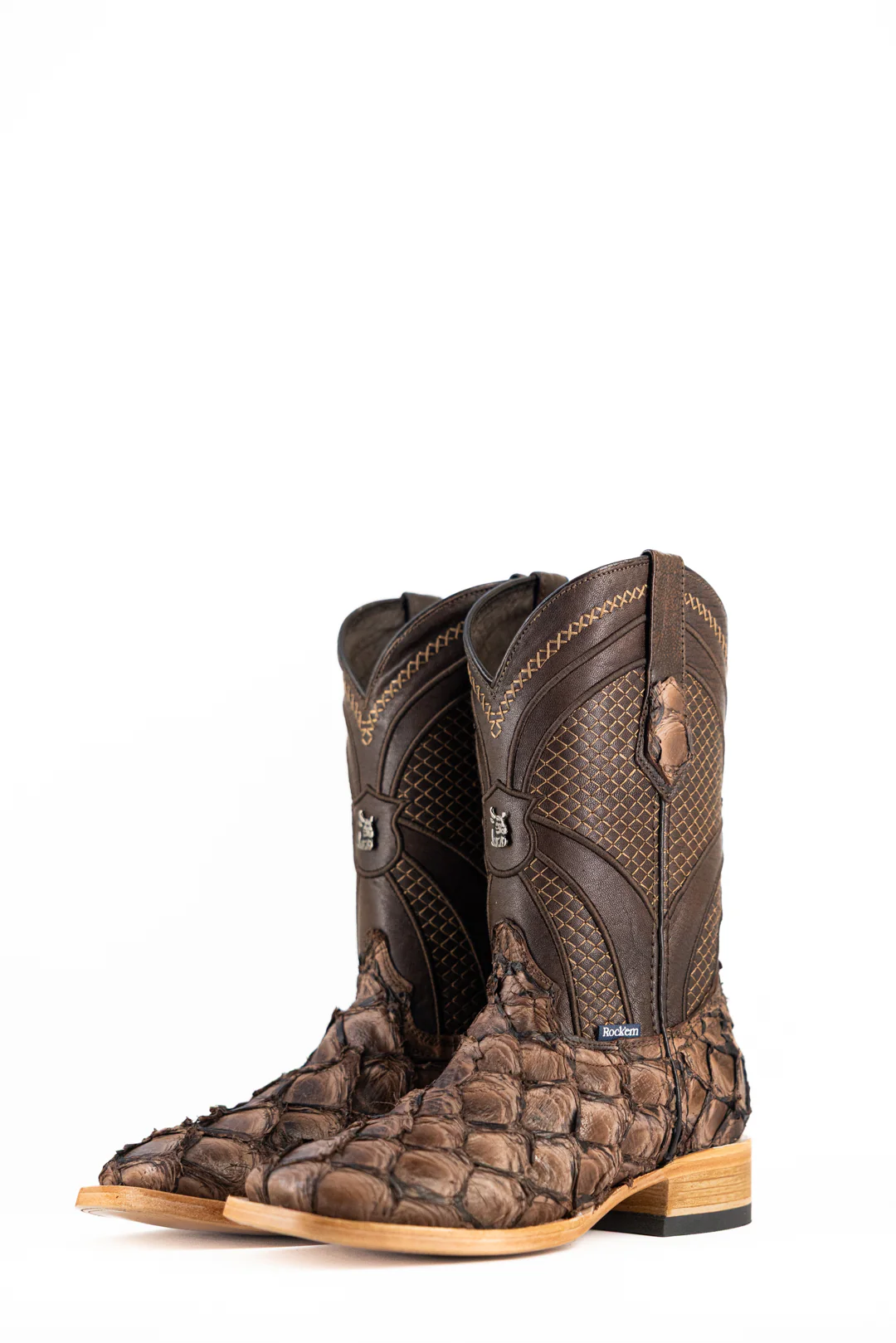 Jones Pirarucu Exotic Square Toe Cowboy Boot - Image 23